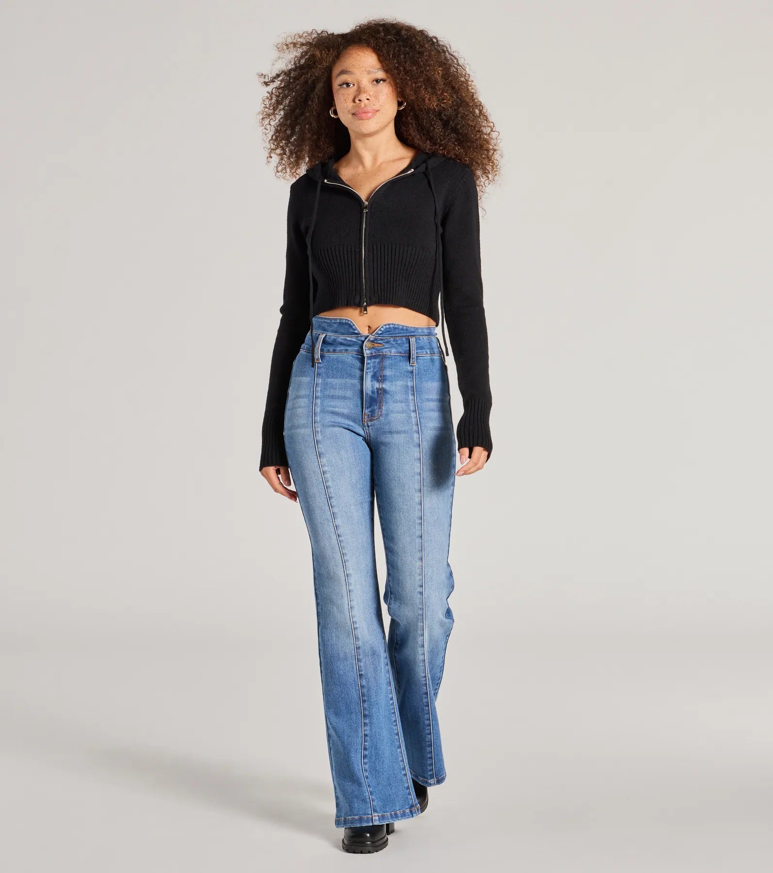 Ultimate High-Rise Flared Denim Jeans - So Extra Edition