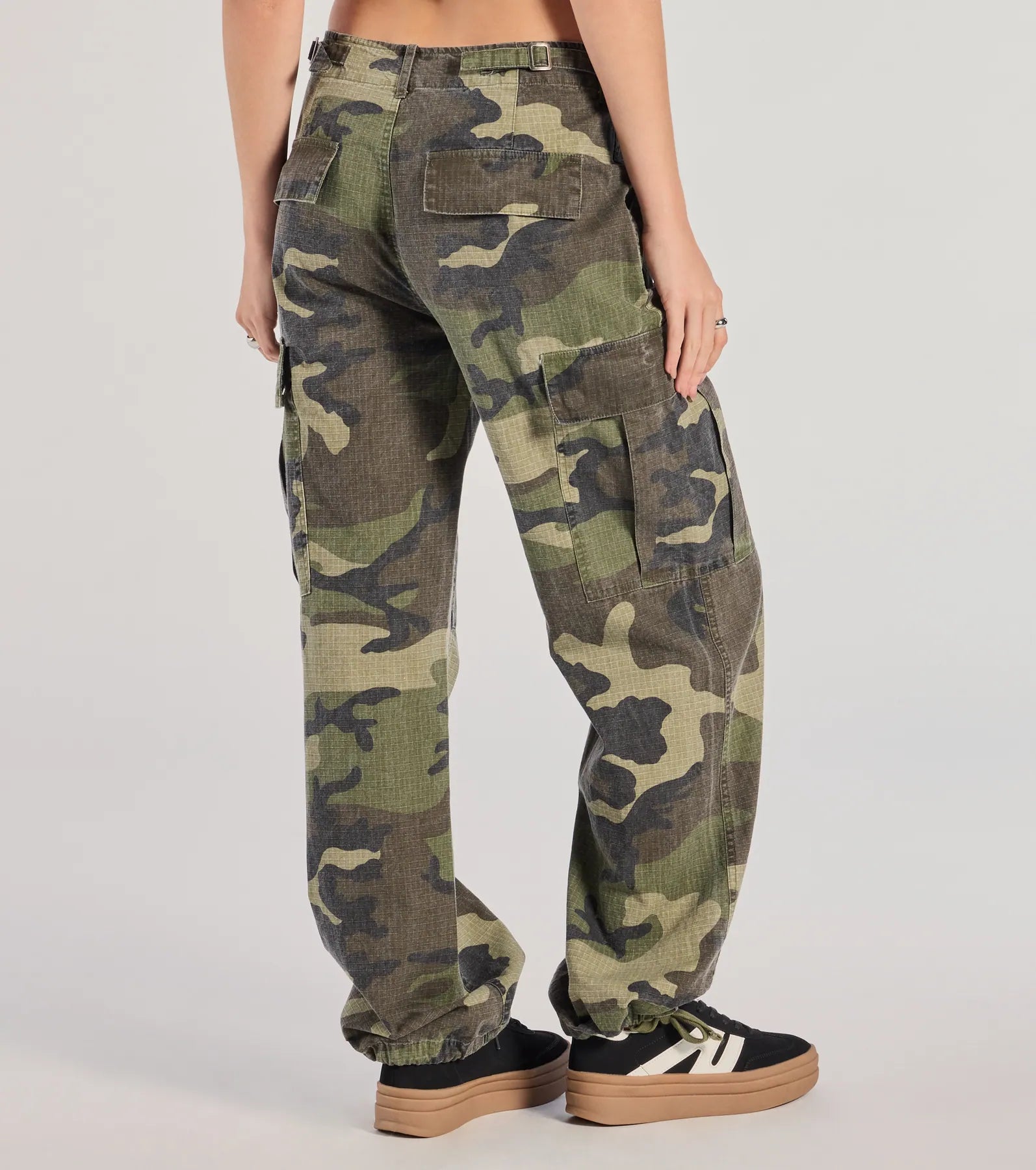 Ultimate Cool Girl Energy Camo Cargo Pants - Premium Fit & Style