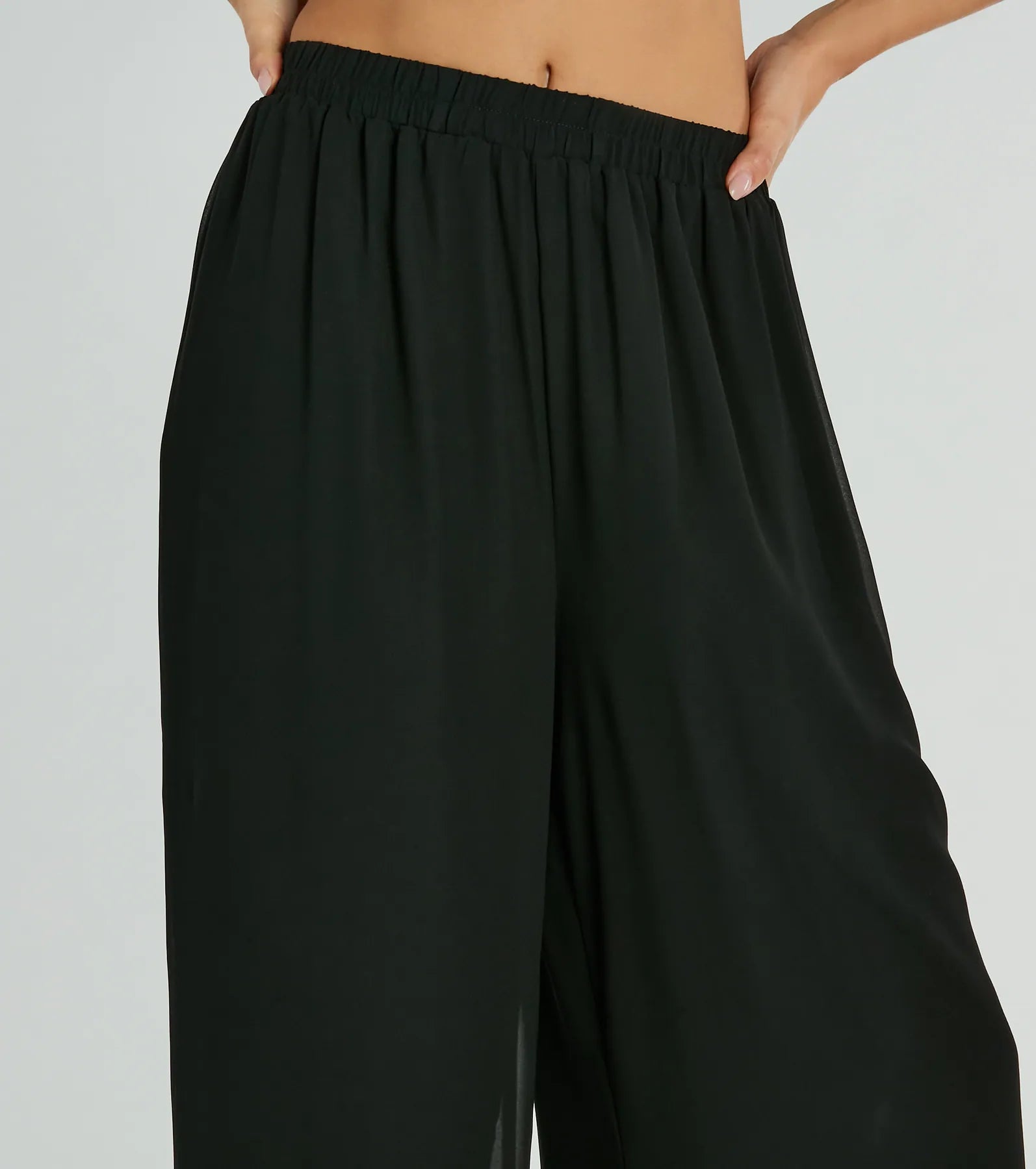 Ultimate Elegance Chiffon Palazzo Pants