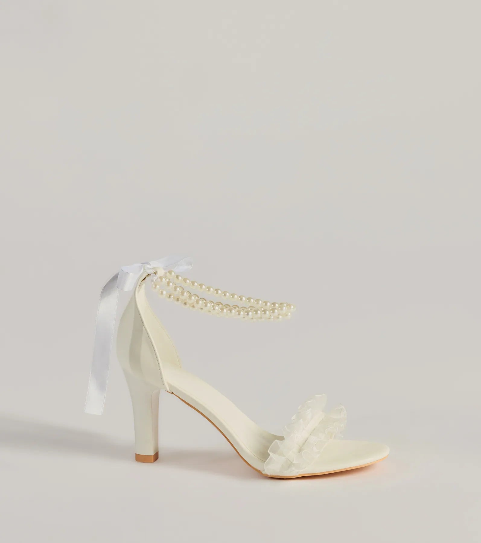 Ultimate Chic Pearl Bow Stiletto Heels - Elevate Your Style