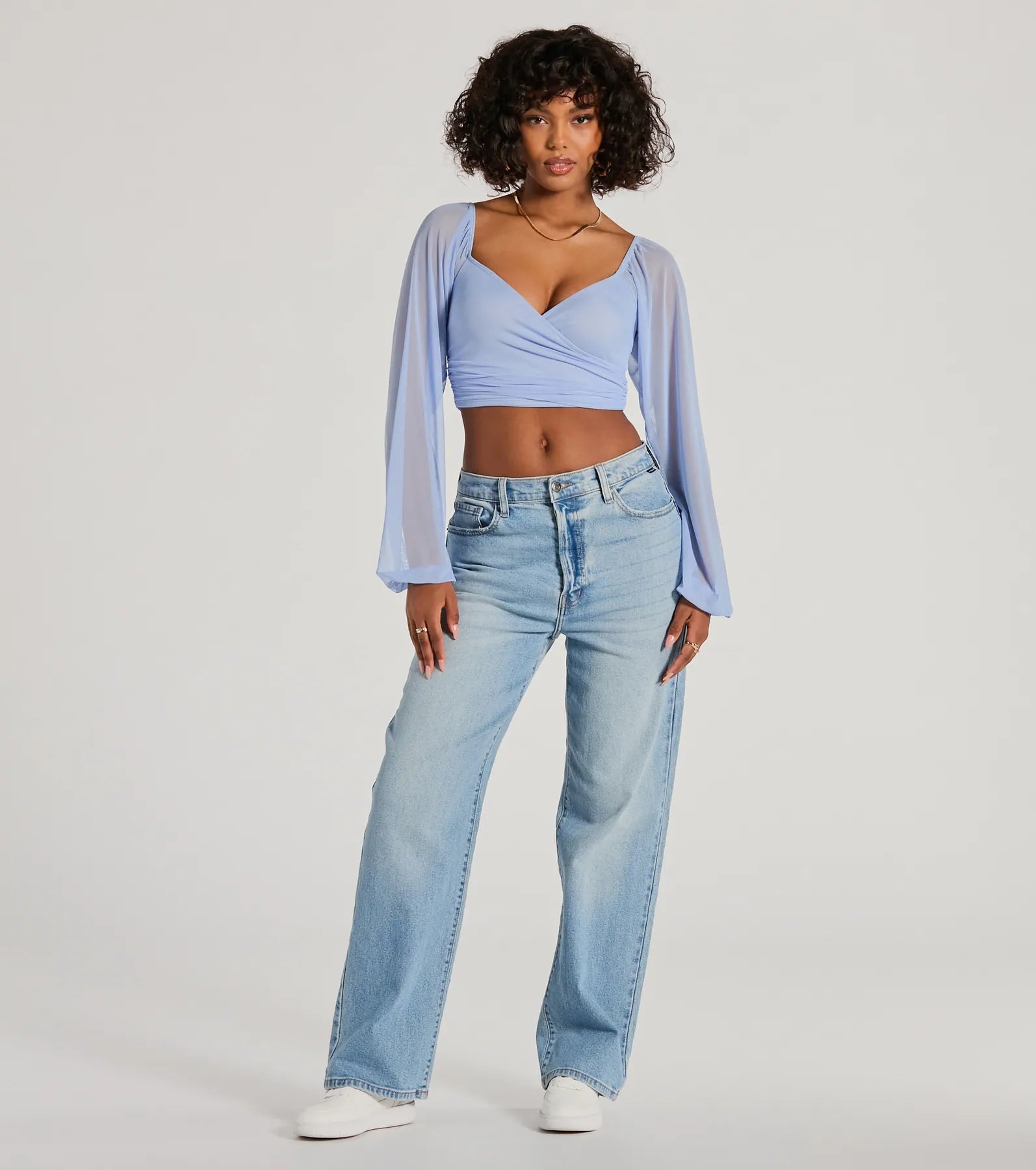 Ultimate Surplice V-Neck Crop Top - Stay Ahead of the Trend