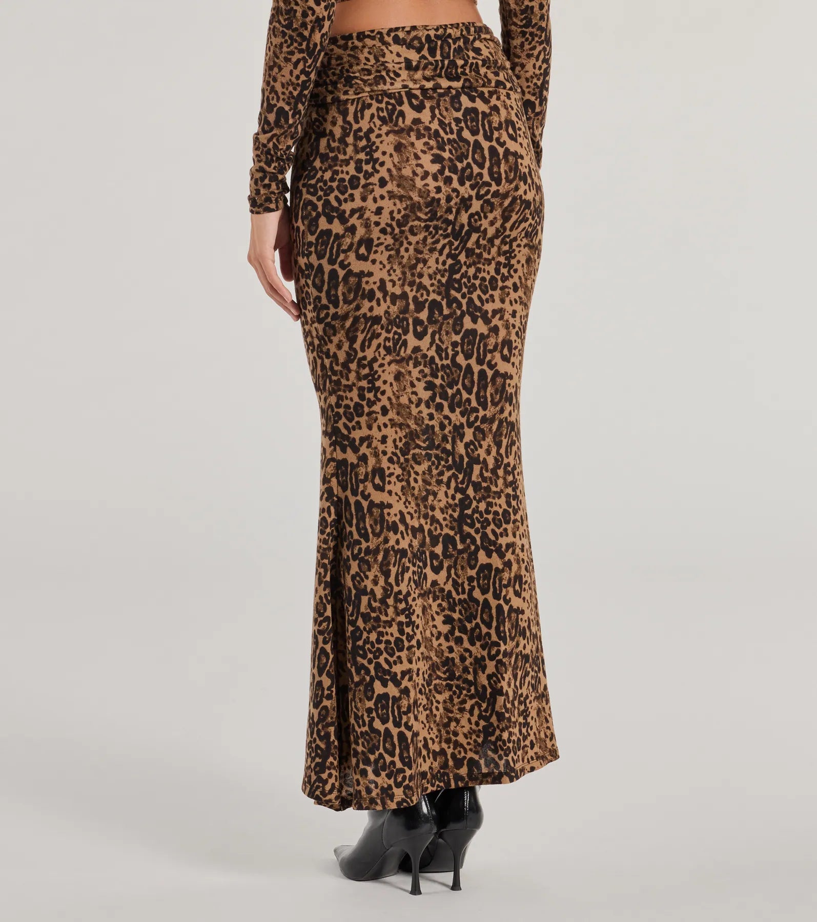 Premium Leopard Print Maxi Skirt - Ultimate Style & Comfort