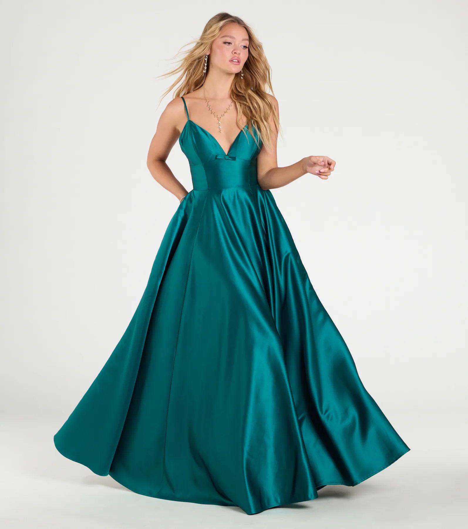 Ultimate Daniela Satin A-Line Ball Gown for Special Occasions