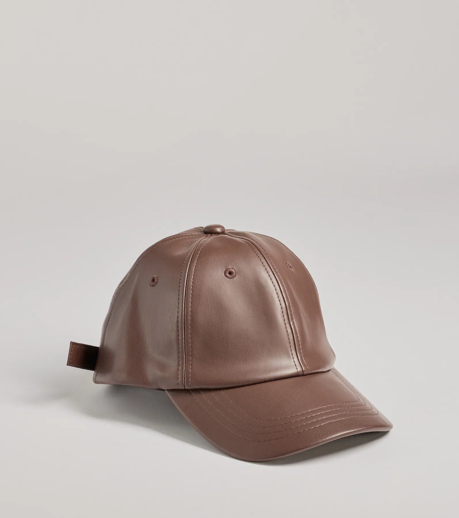 Premium Faux Leather Baseball Cap - Ultimate Chic Style