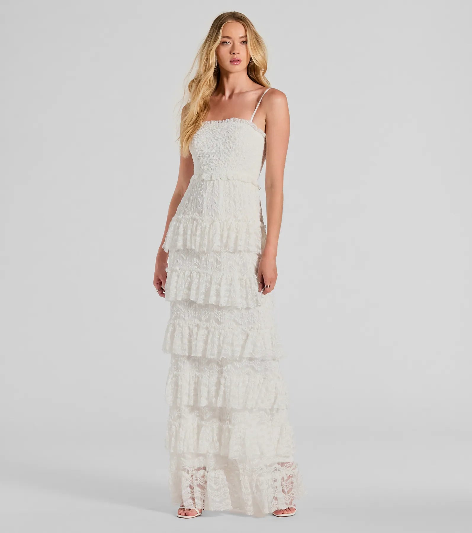 Ultimate Romance Sleeveless Lace Maxi Dress by Follow Your Heart