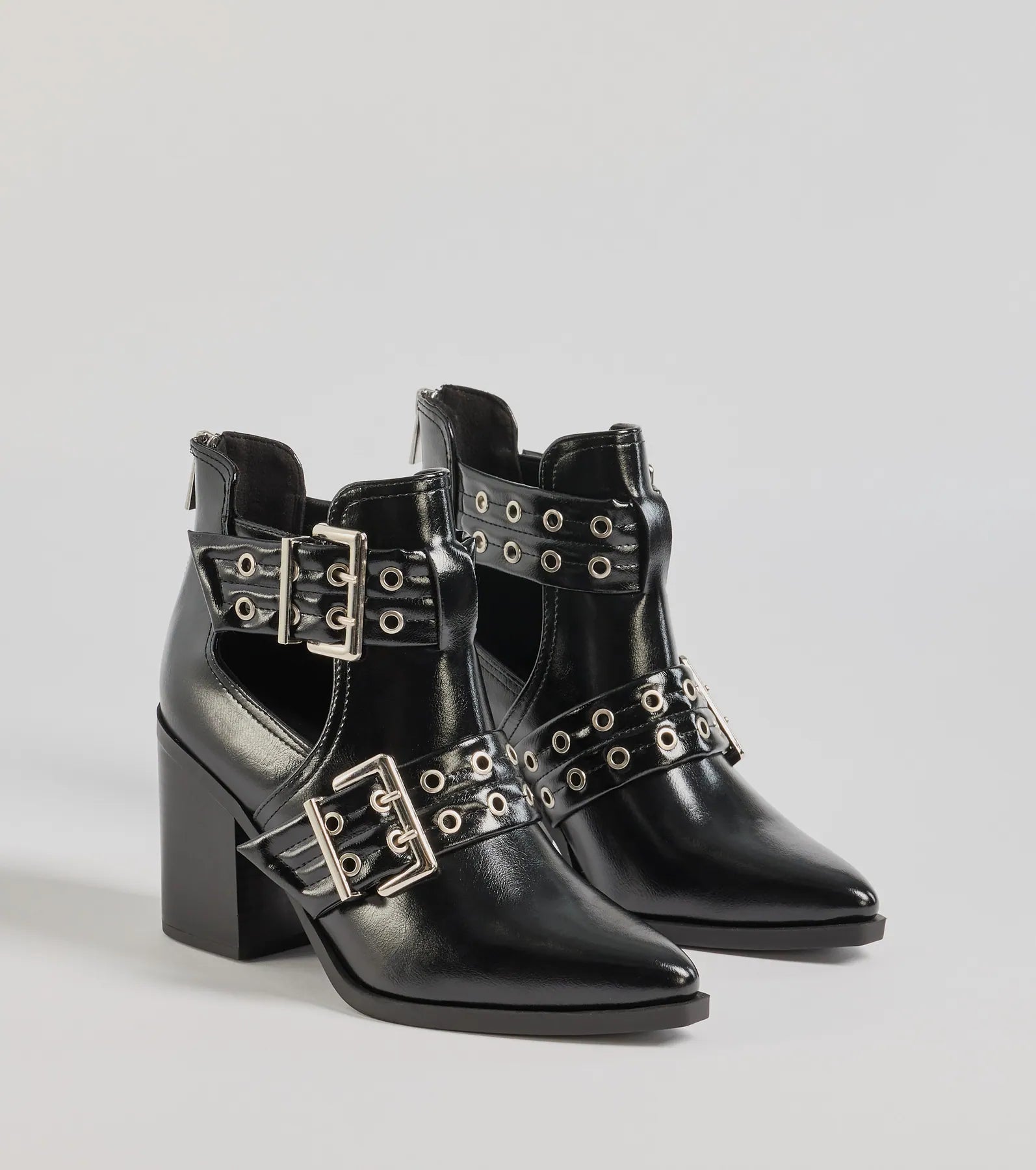 Premium Edge Buckle Strap Ankle Booties - Upgrade Your Style