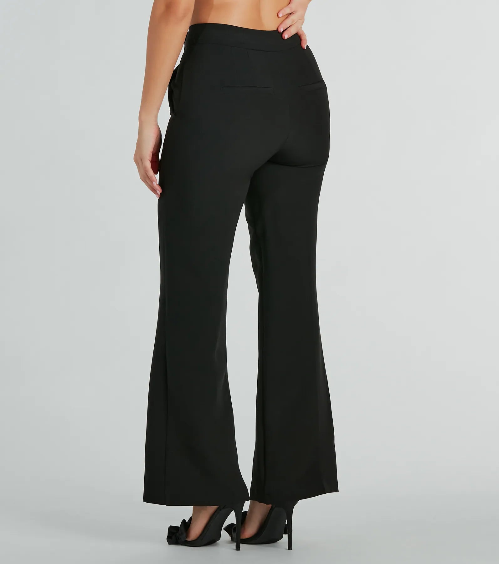 Ultimate Chic High Waist Straight-Leg Office Pants