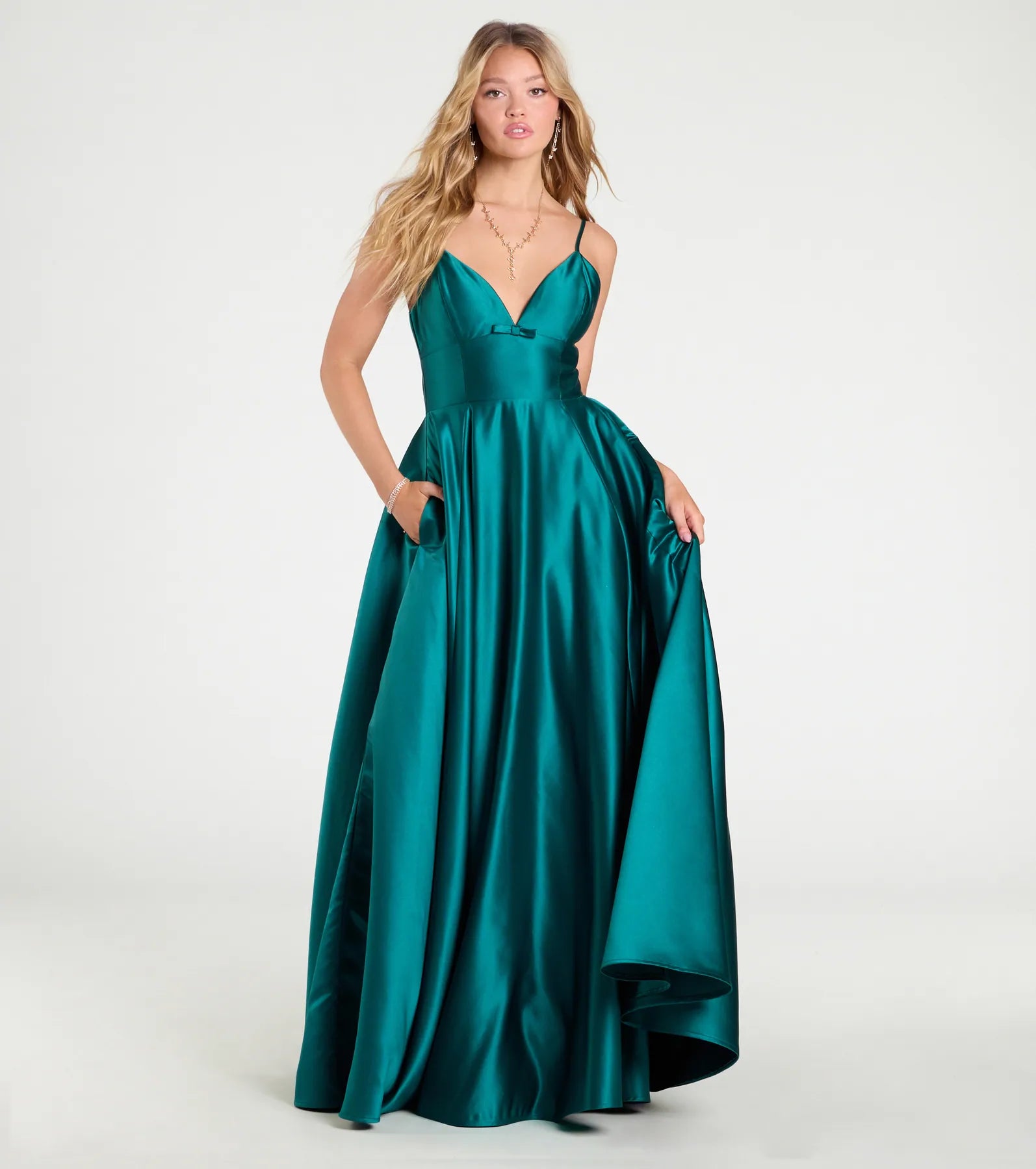 Ultimate Daniela Satin A-Line Ball Gown for Special Occasions