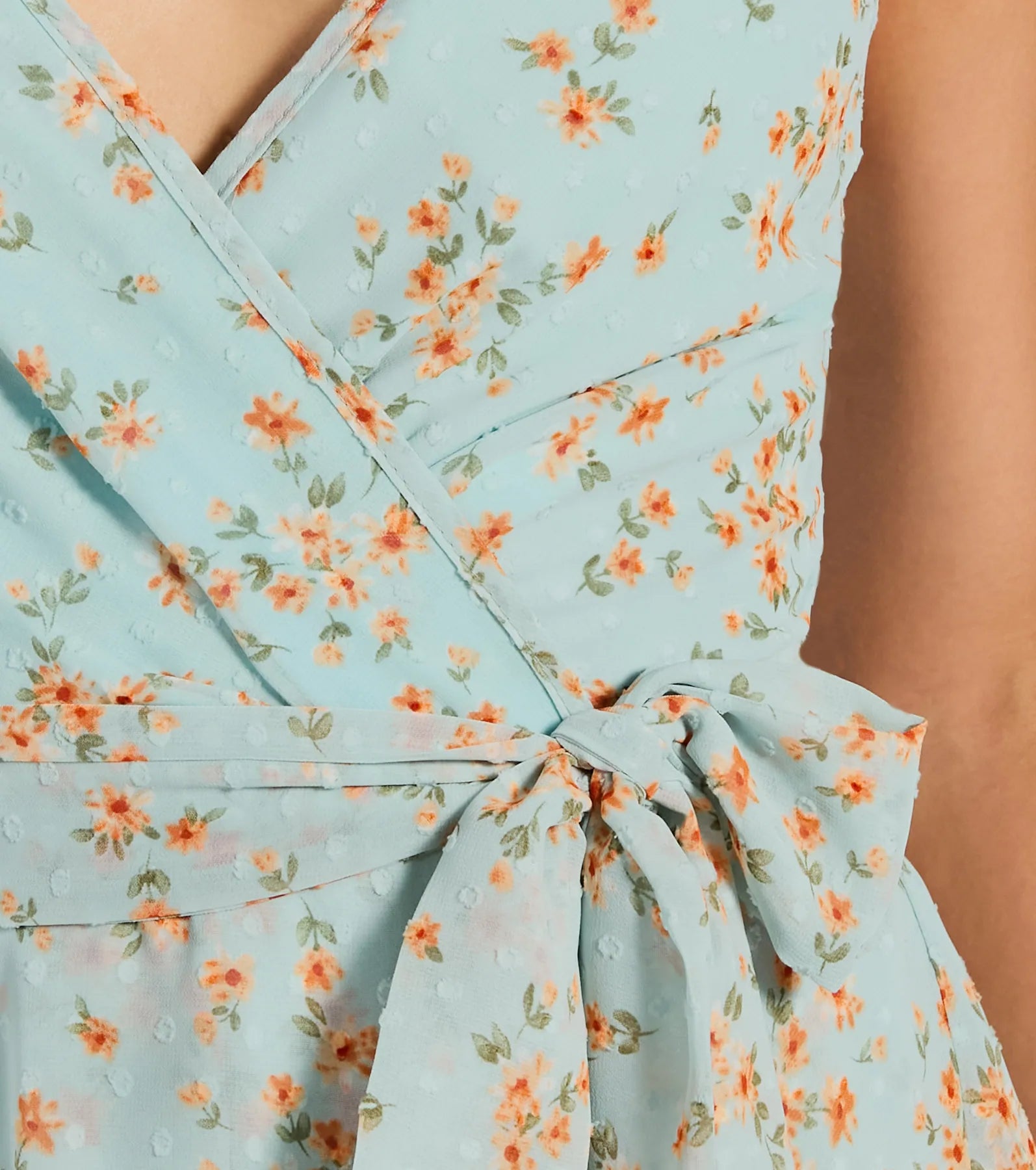 Ultimate Summer Floral Chiffon Tie-Back Romper