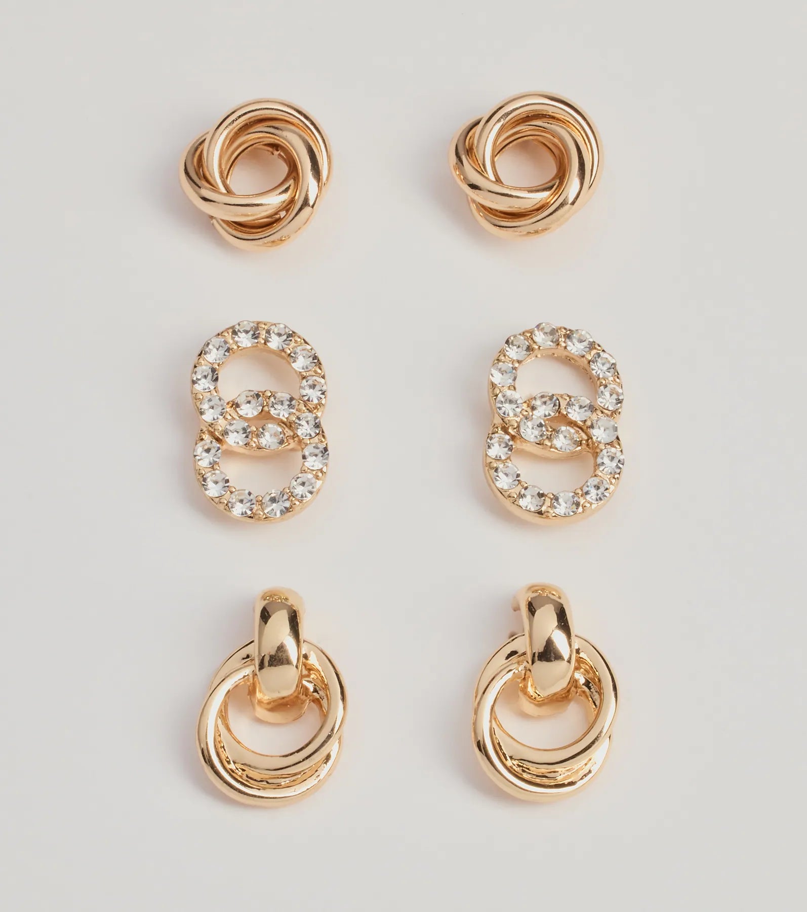 Ultimate Glamour: Premium Stud & Drop Earrings Set