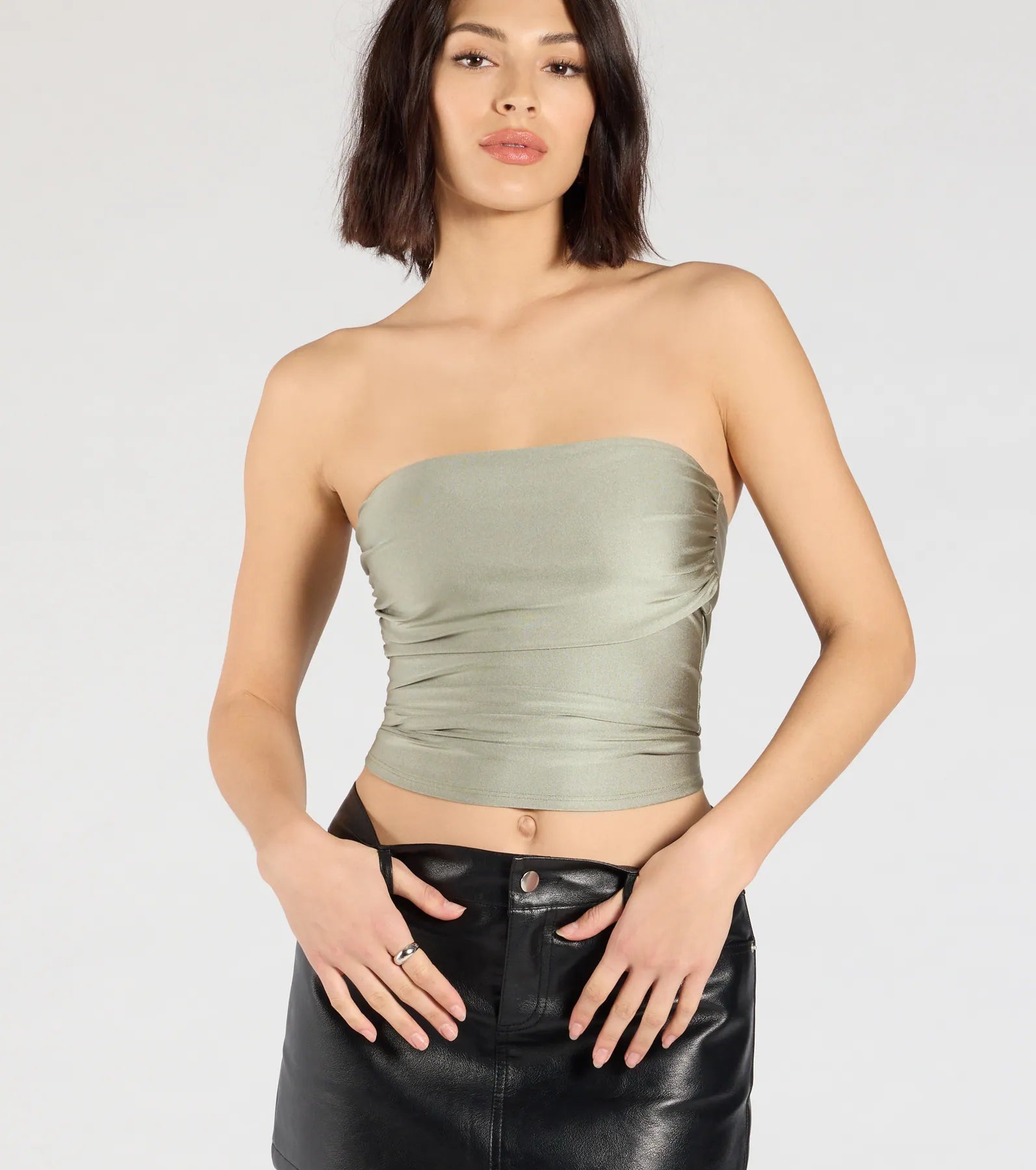 Ultimate Carefree Crop Tube Top - Strapless Style