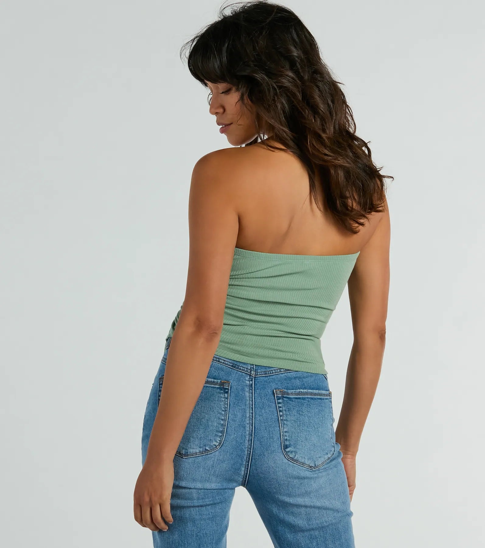 Ultimate Strapless Crop Top - Effortless Elegance