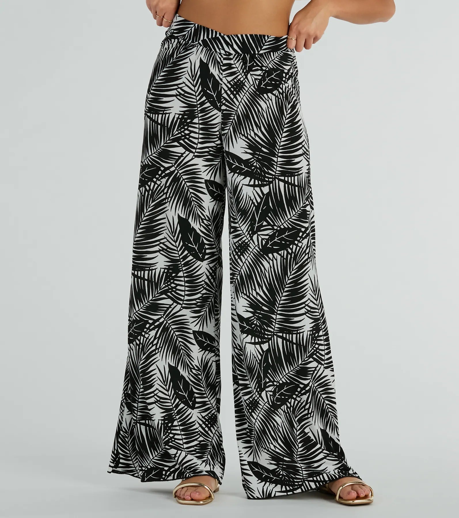 Ultimate Tropical Paradise High Rise Palazzo Pants