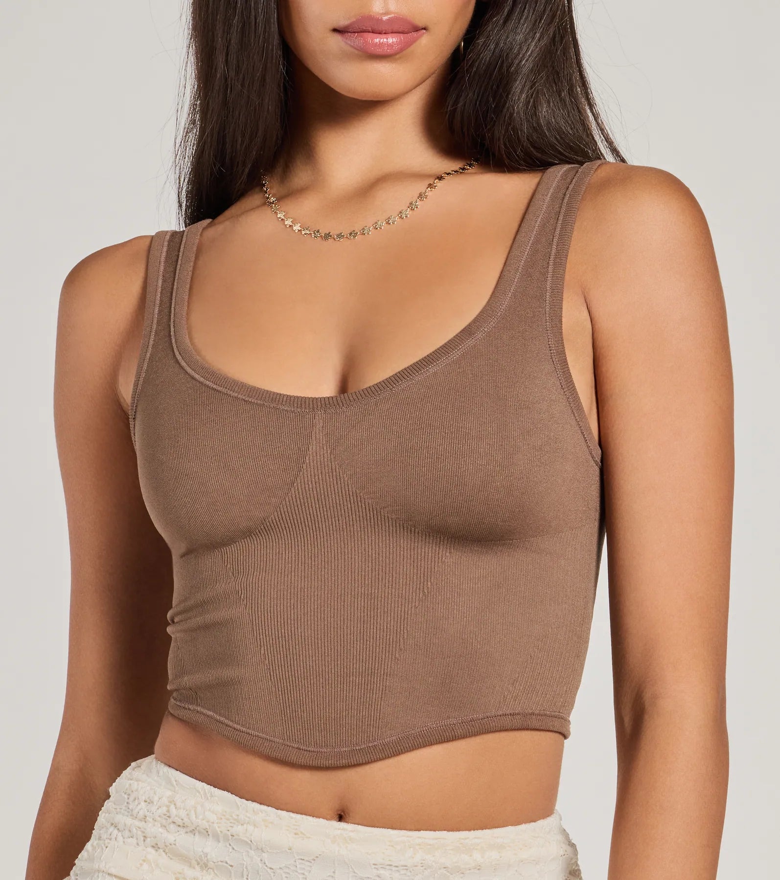 Ultimate Seamless Scoop Neck Crop Top - Adorable & Versatile