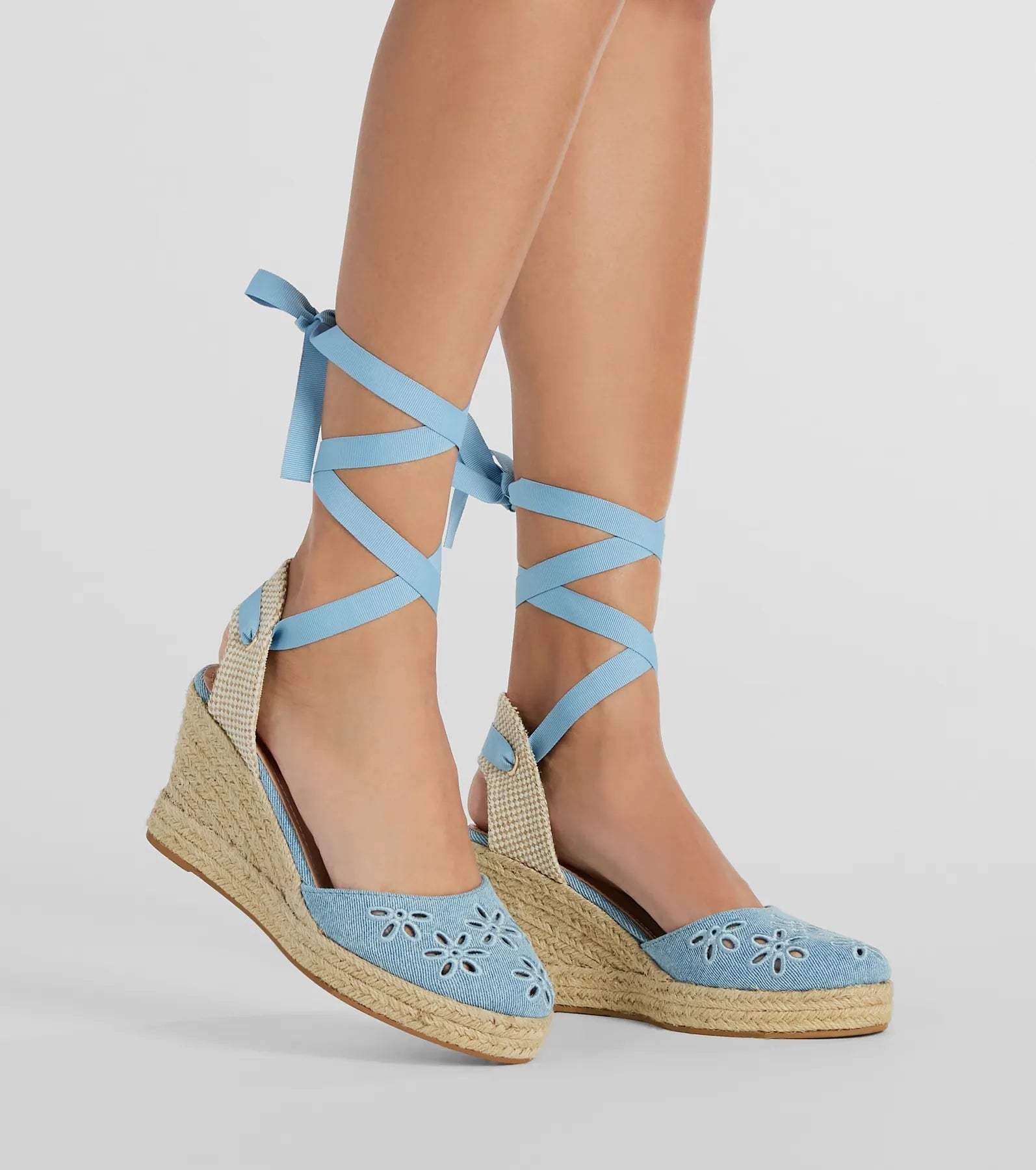 Ultimate Summer Style: Flower-Detail Espadrille Wedges