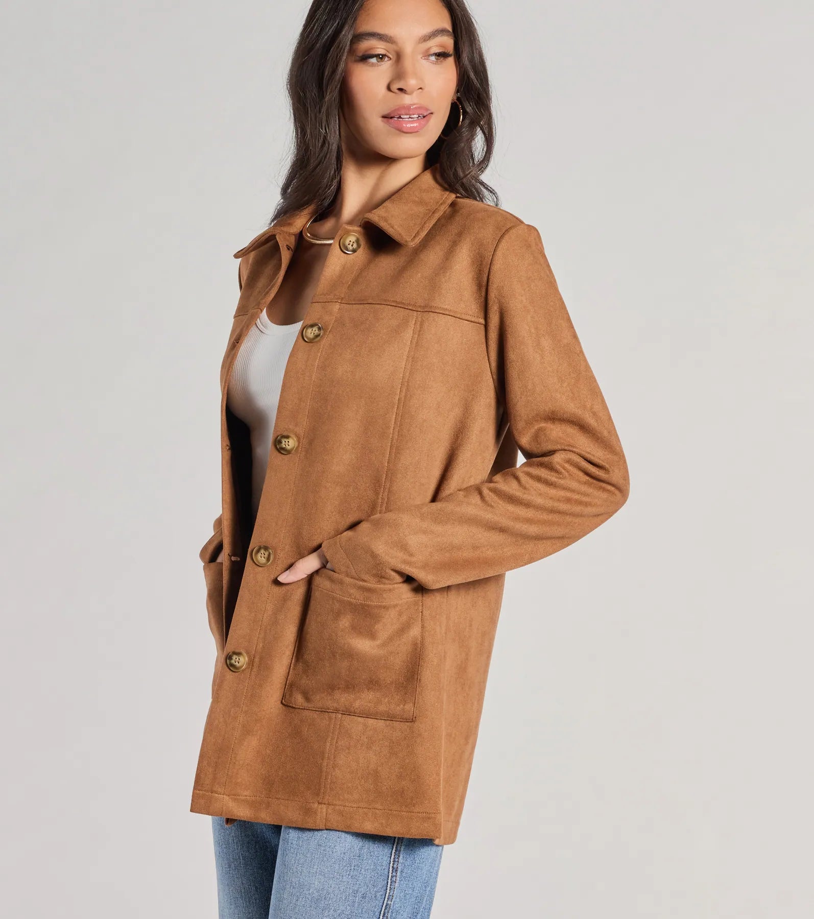 Ultimate Cozy Faux Suede Shacket - Seasonal Essential