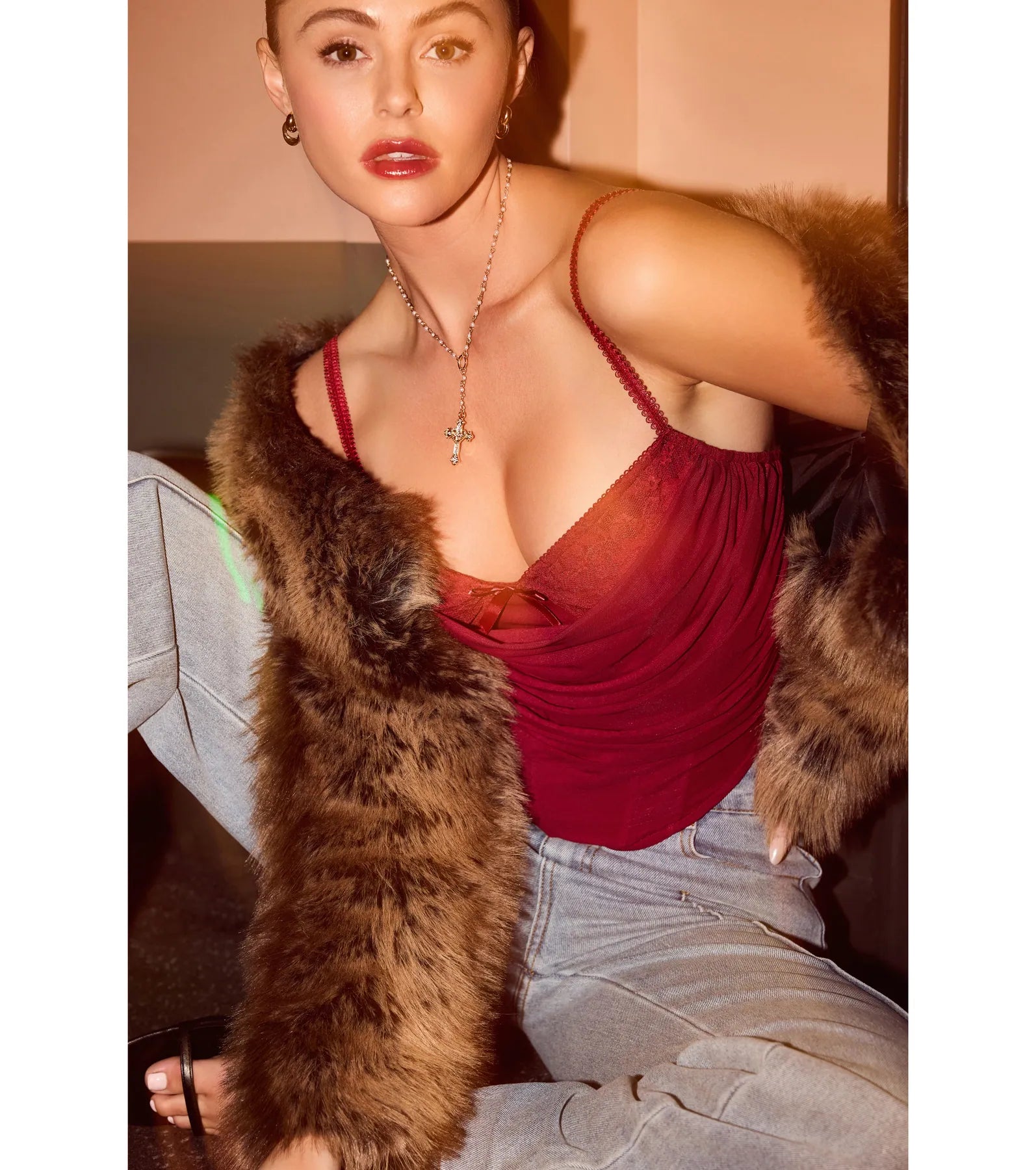 Ultimate Sultry Night-Out Lace Bustier Top