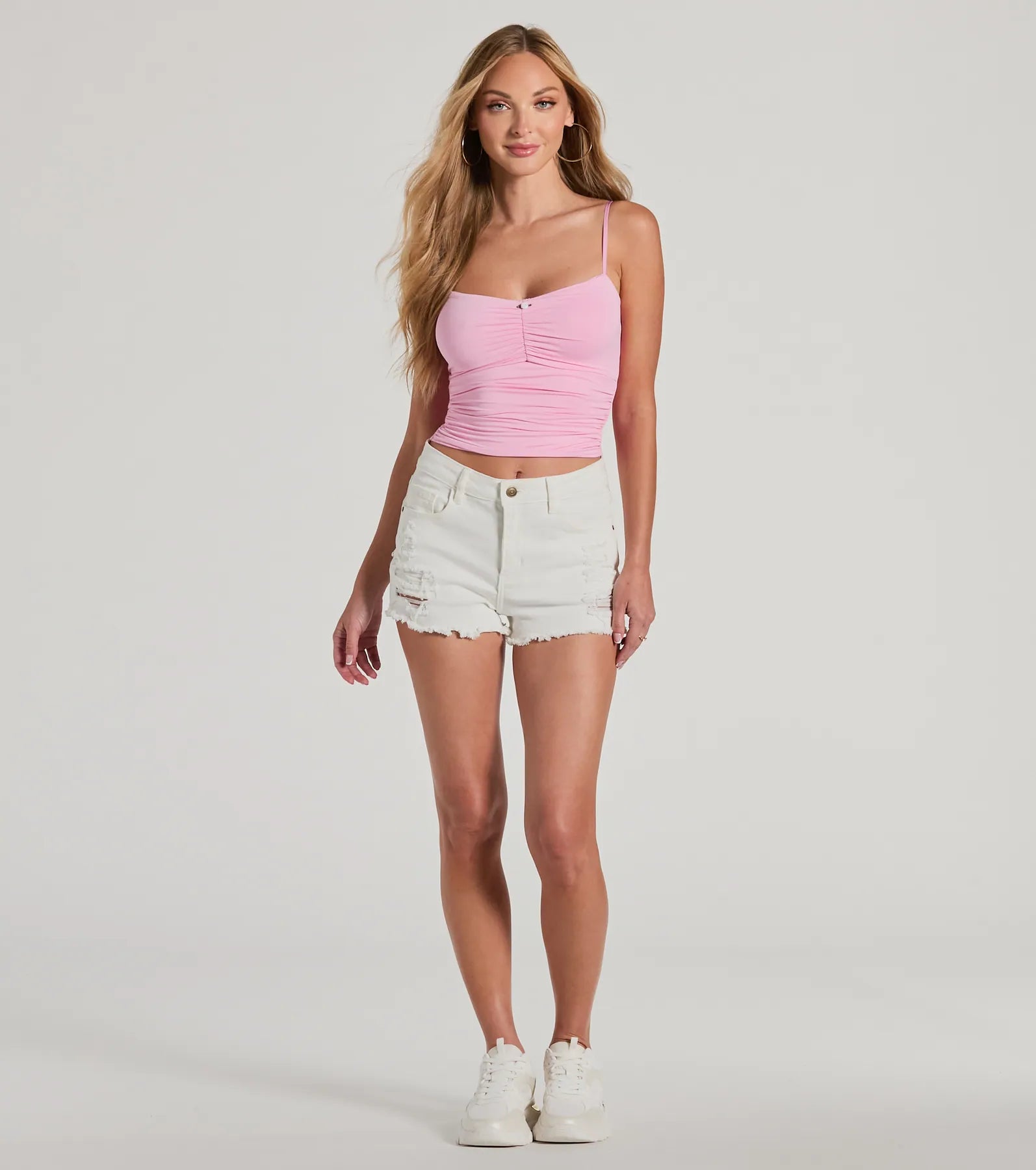 Ultimate Femme & Fun Rosette Crop Top