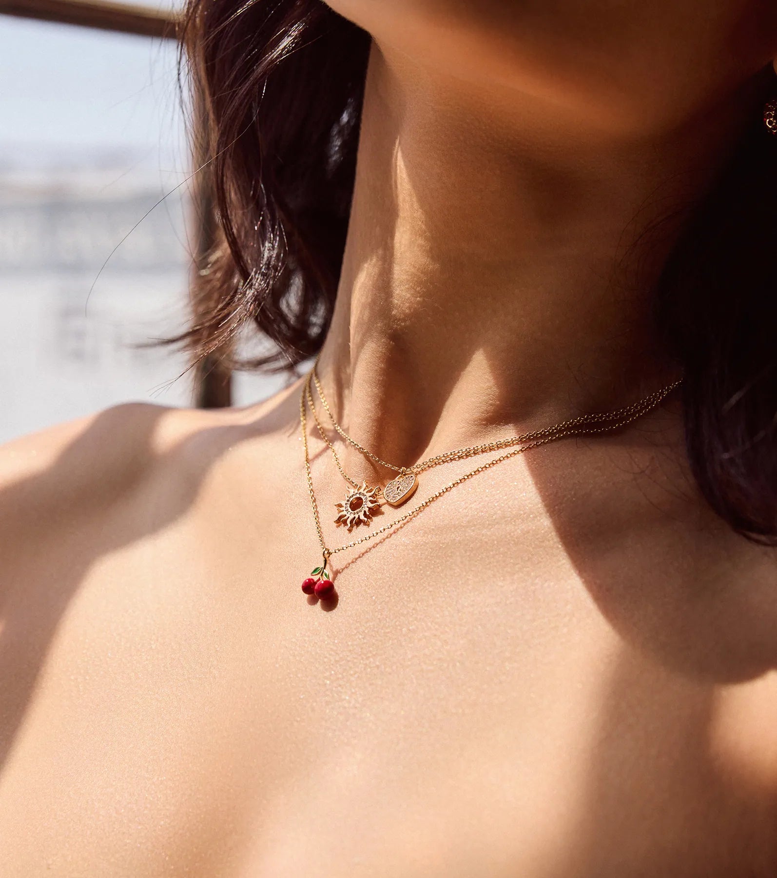 Premium Sweet Cherry Charm Necklace - Ultimate Summer Style