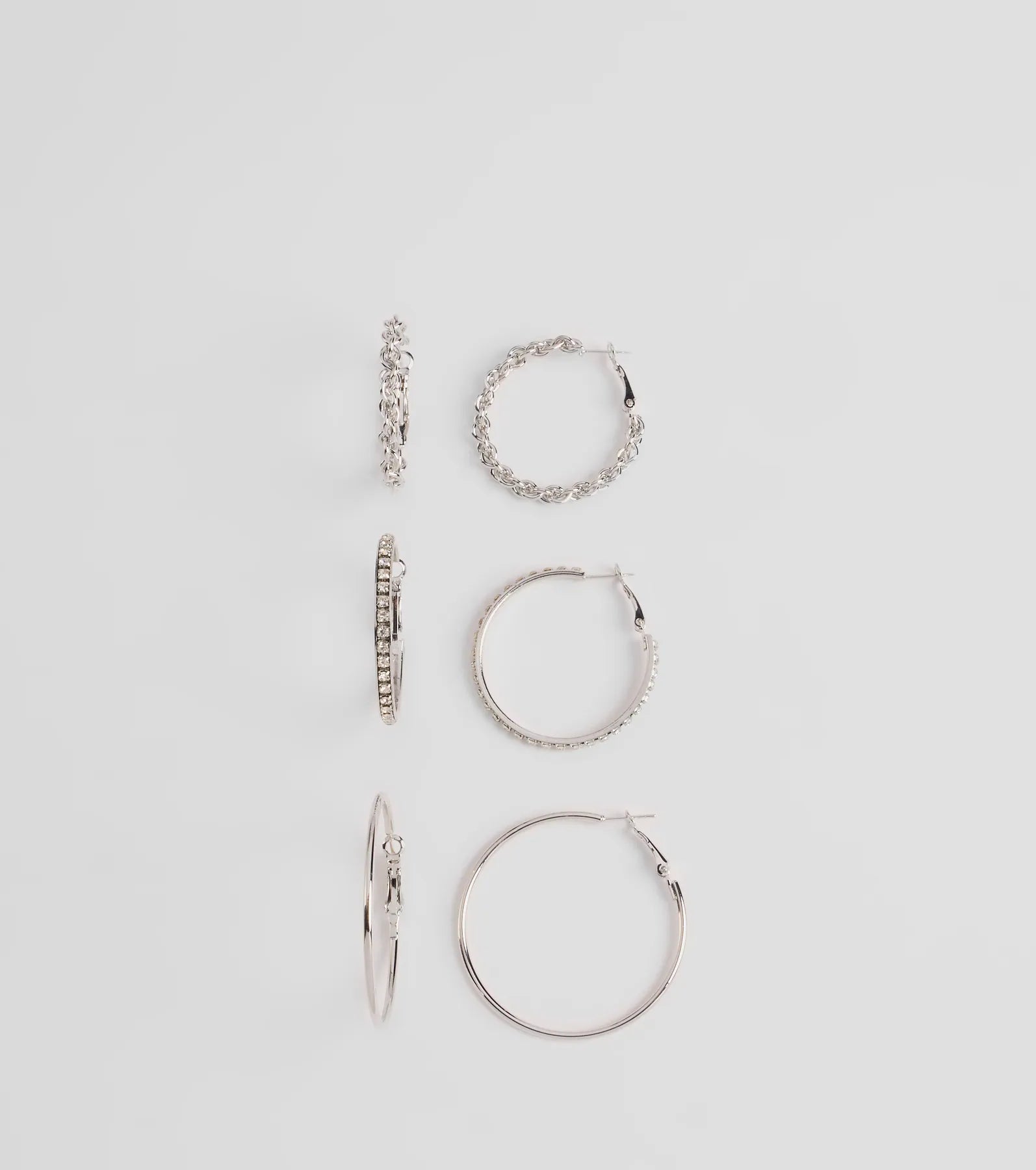 Ultimate Glam Hoop Earrings Set - Perfect Balance Collection