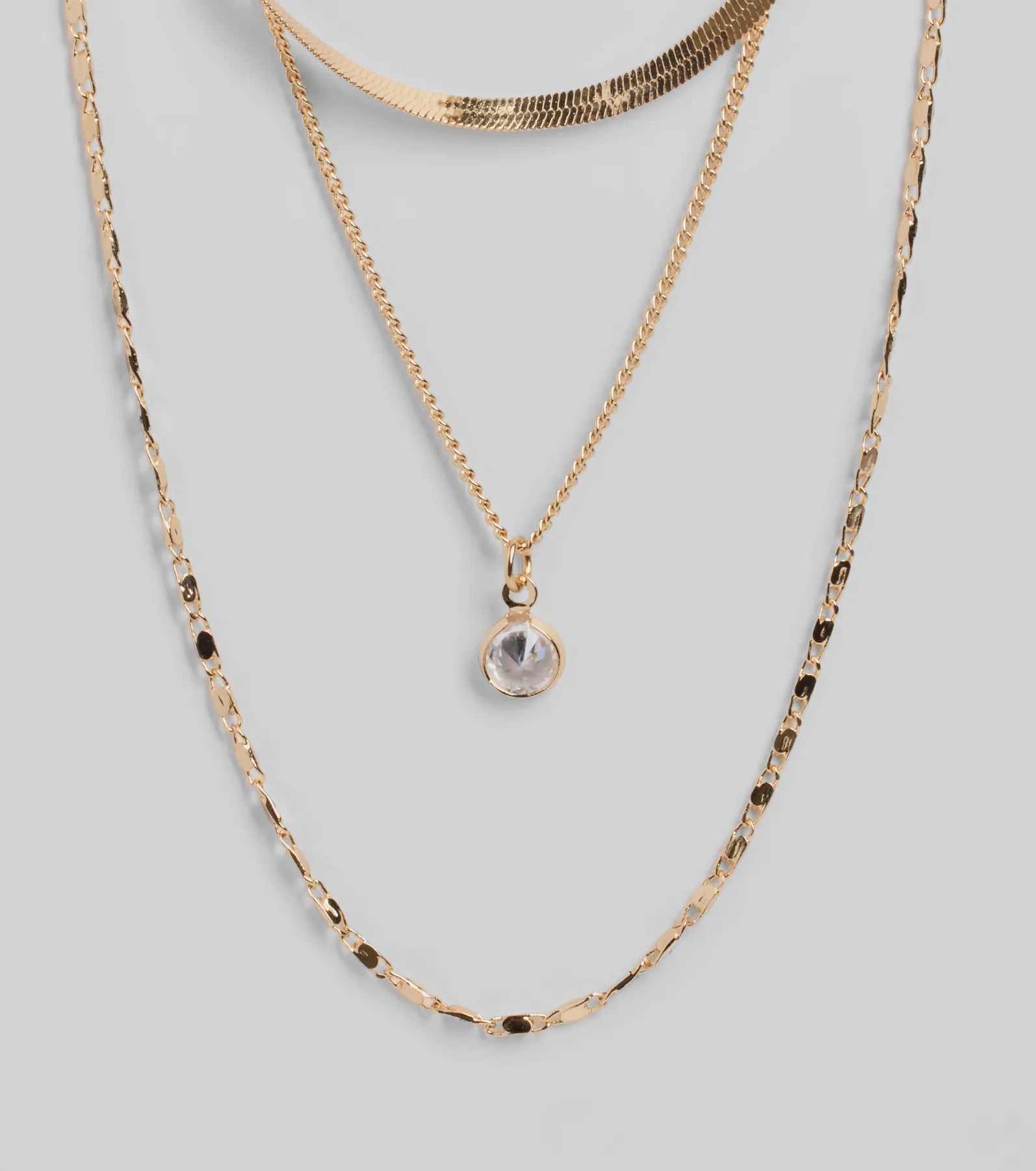 Ultimate Glam Layered Rhinestone Necklace Set