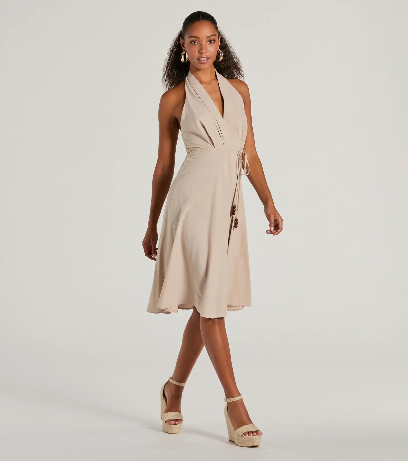 Ultimate Charm Halter A-Line Party Dress