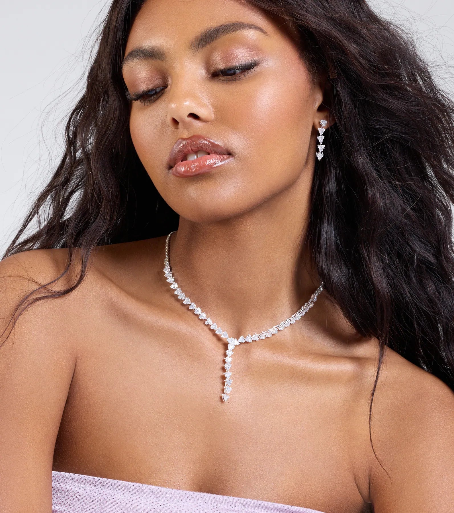 Ultimate Elegance: Premium Cubic Zirconia Necklace & Earrings Set