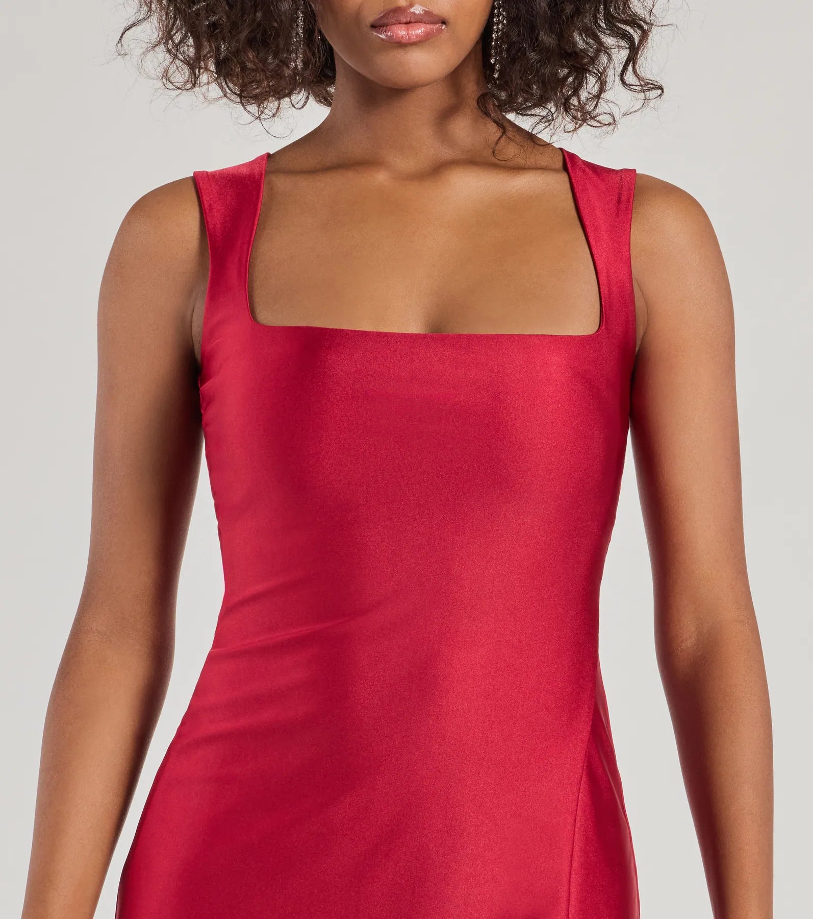 Ultimate Style Goals Square Neck A-Line Mini Dress