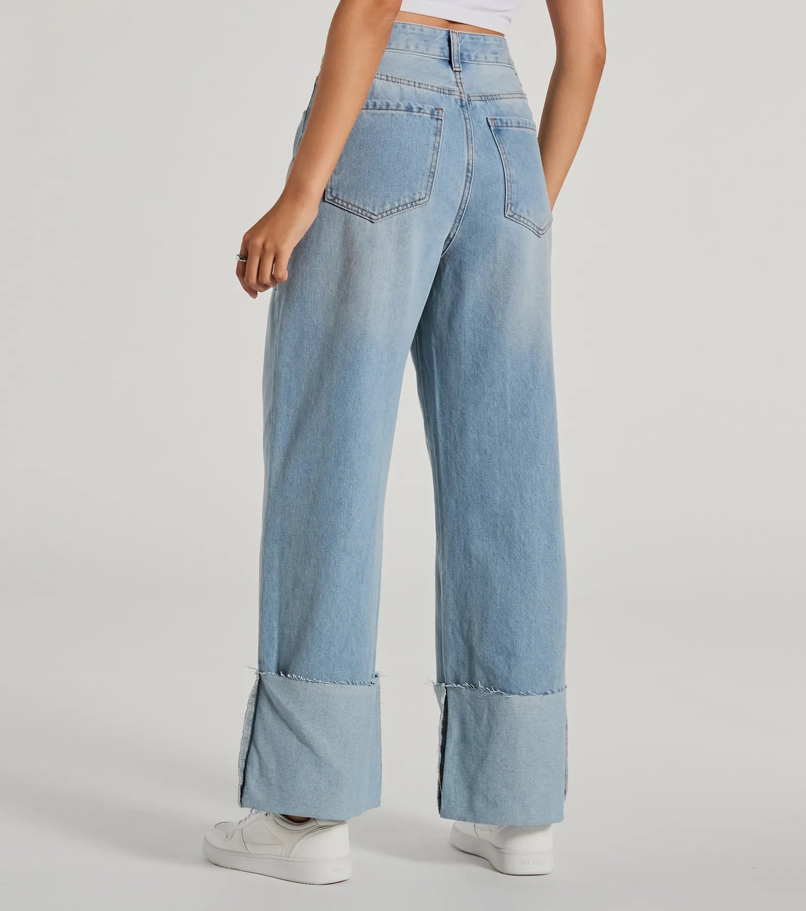 Premium High-Rise Wide-Leg Denim Jeans - Ultimate Comfort & Style