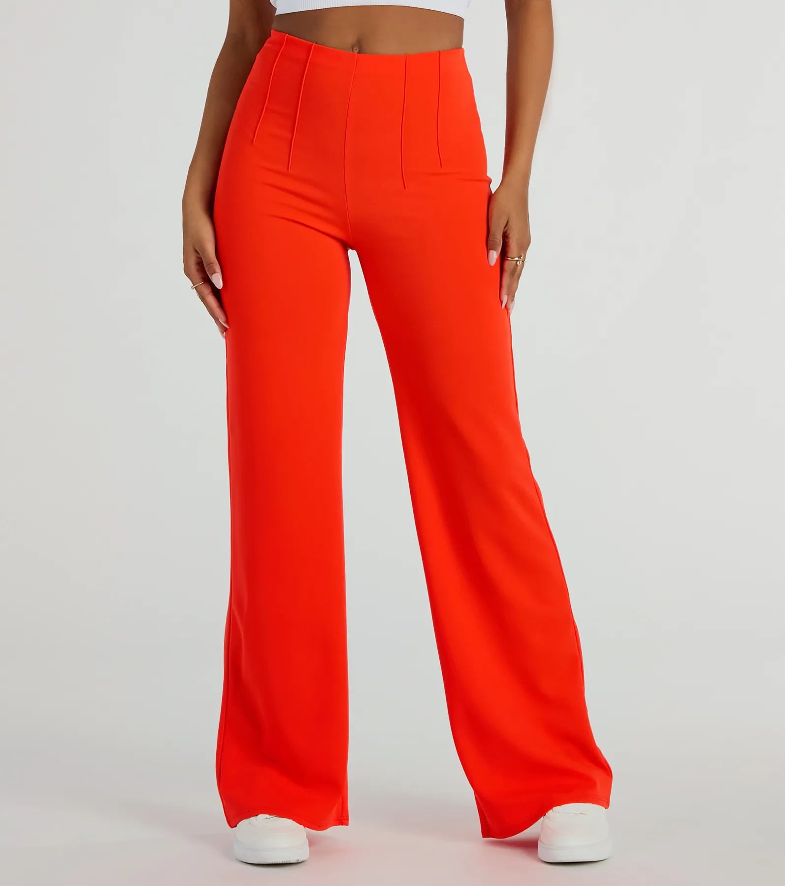 Ultimate Nine To Five Straight-Leg Crepe Trouser Pants