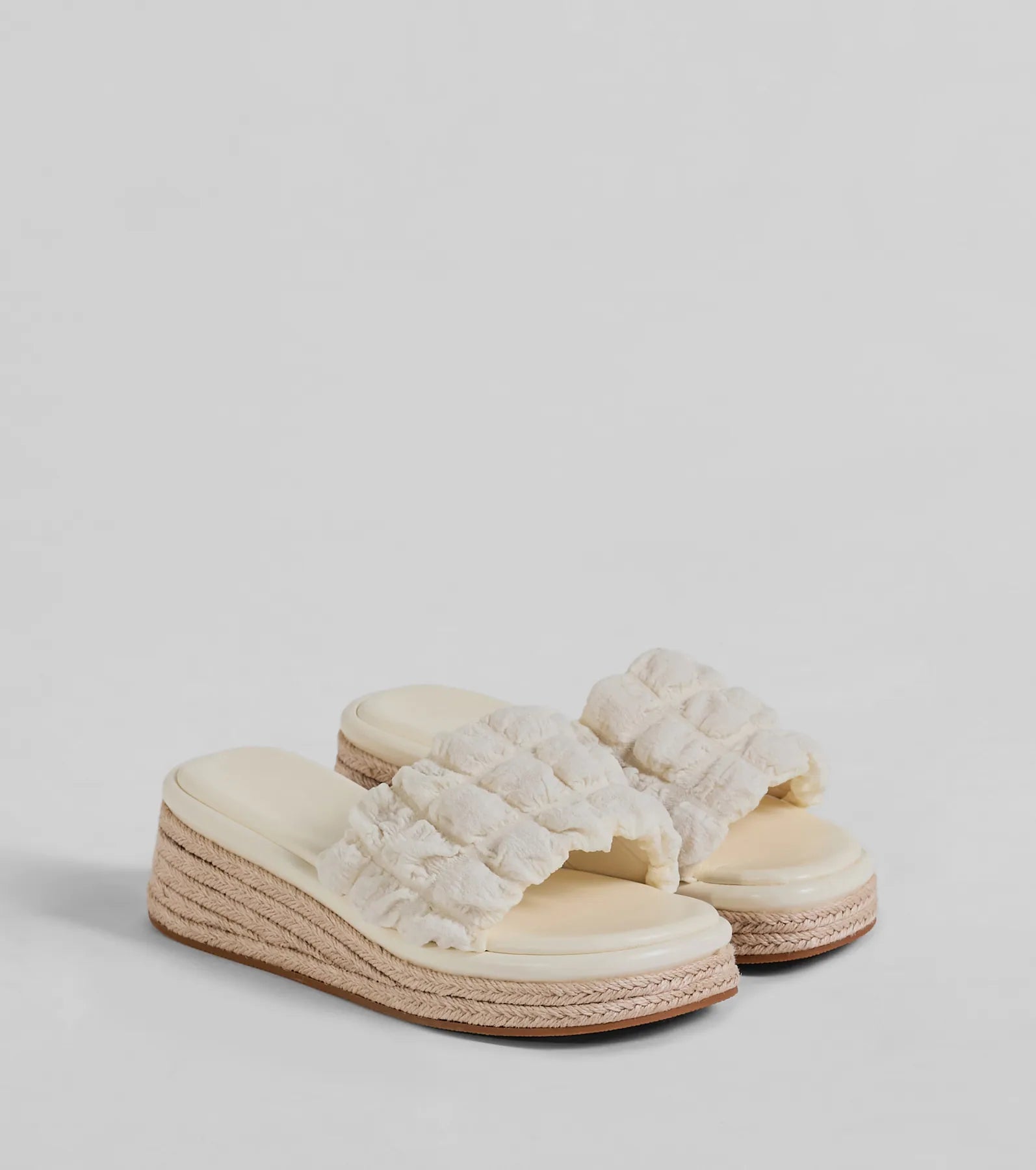 Ultimate Summer Wedge Sandals - A Perfect Day Puff Espadrille