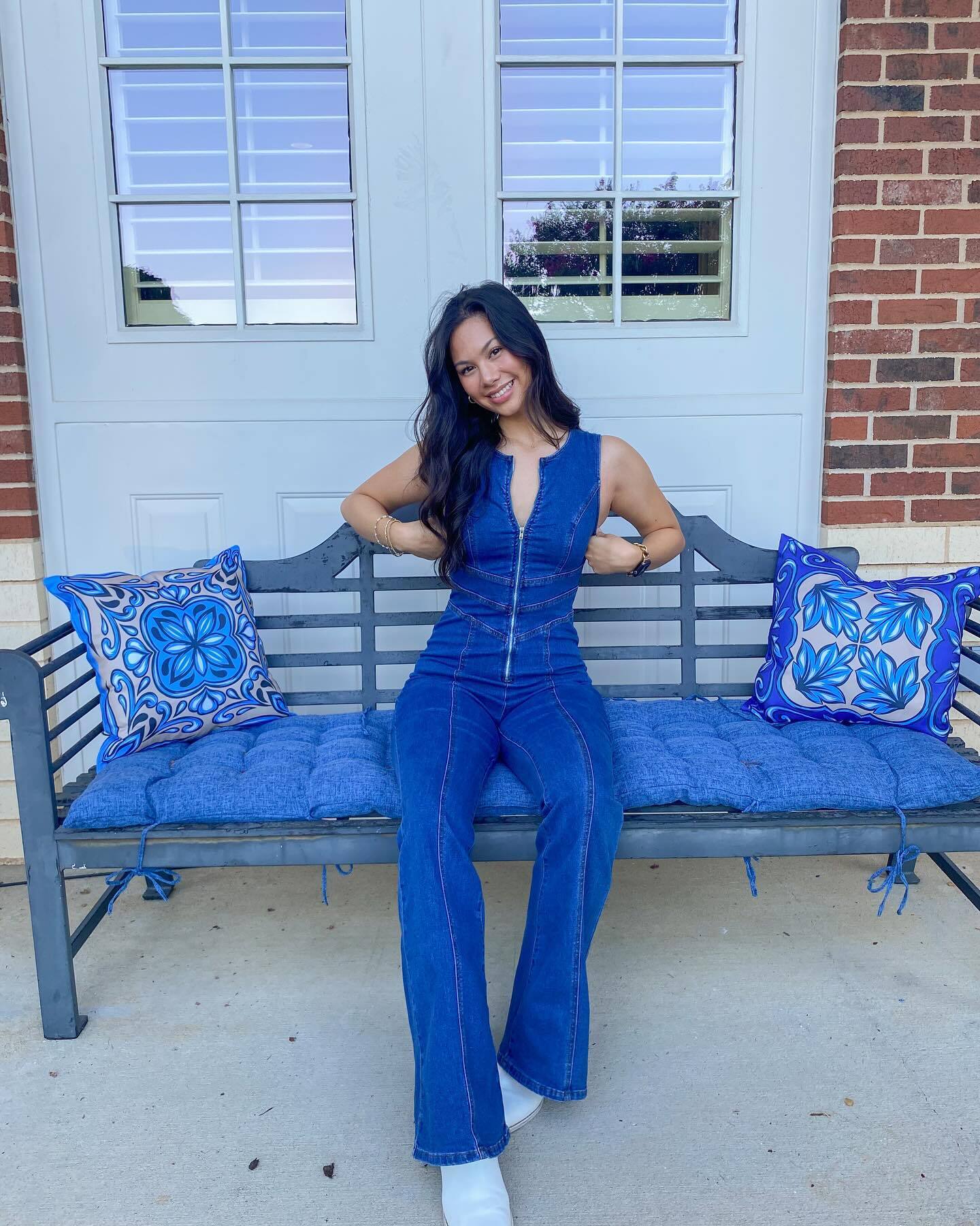 Premium Heart Cutout Flare Denim Jumpsuit - Ultimate Style Upgrade