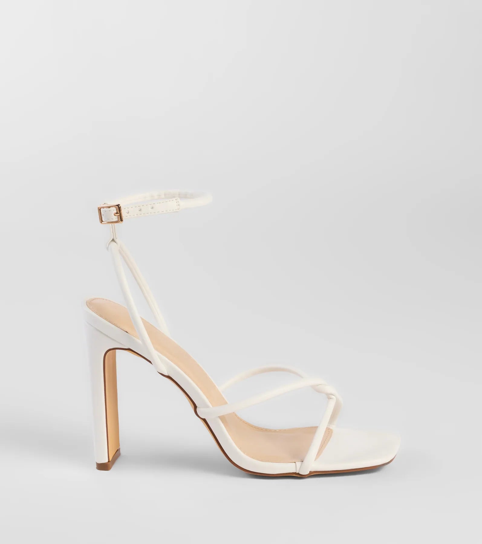 Premium So Elegant Twist Strappy Block Heels - Ultimate Style Upgrade