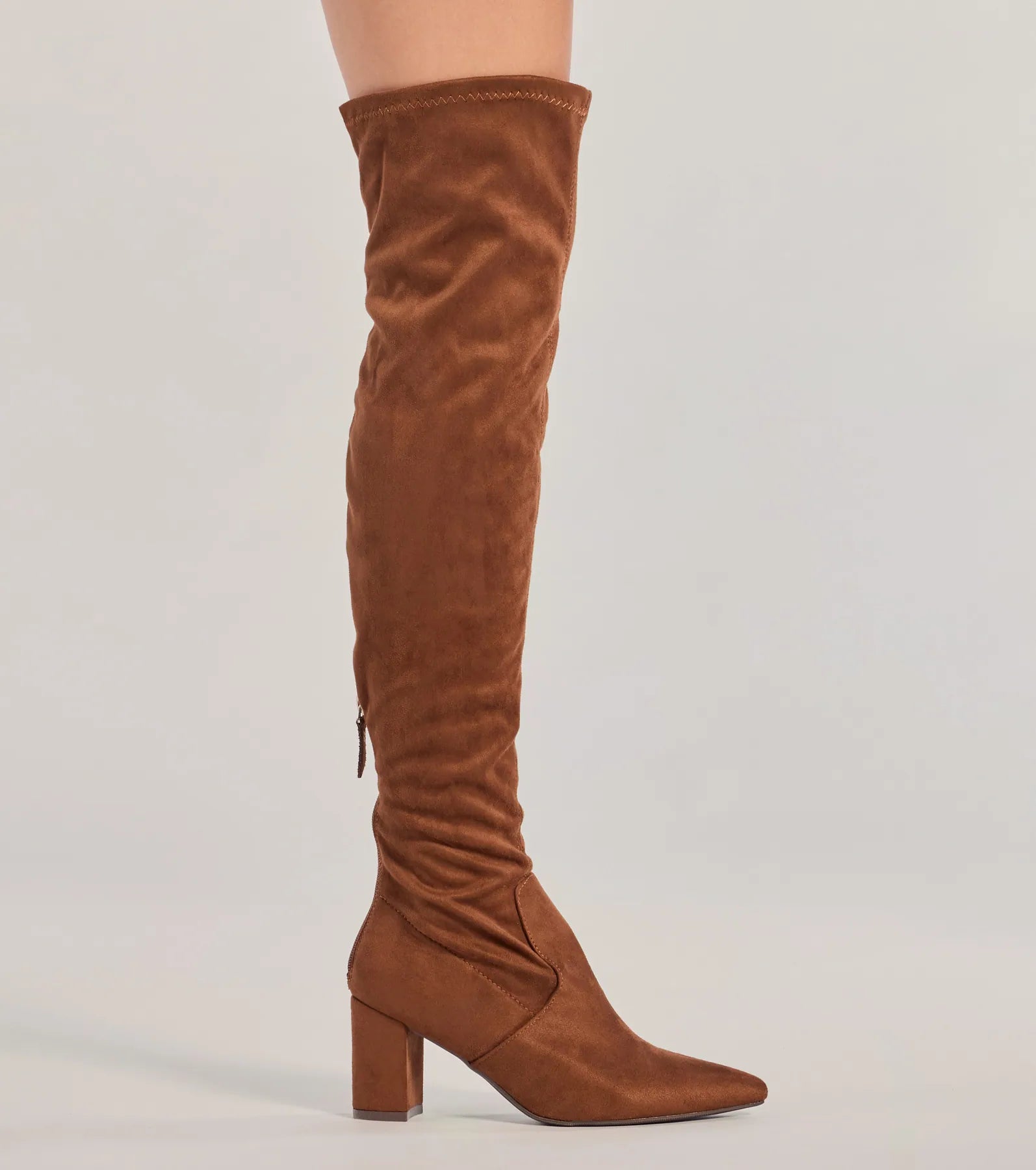 Premium Faux Suede Over-The-Knee Boots - Ultimate Style & Comfort