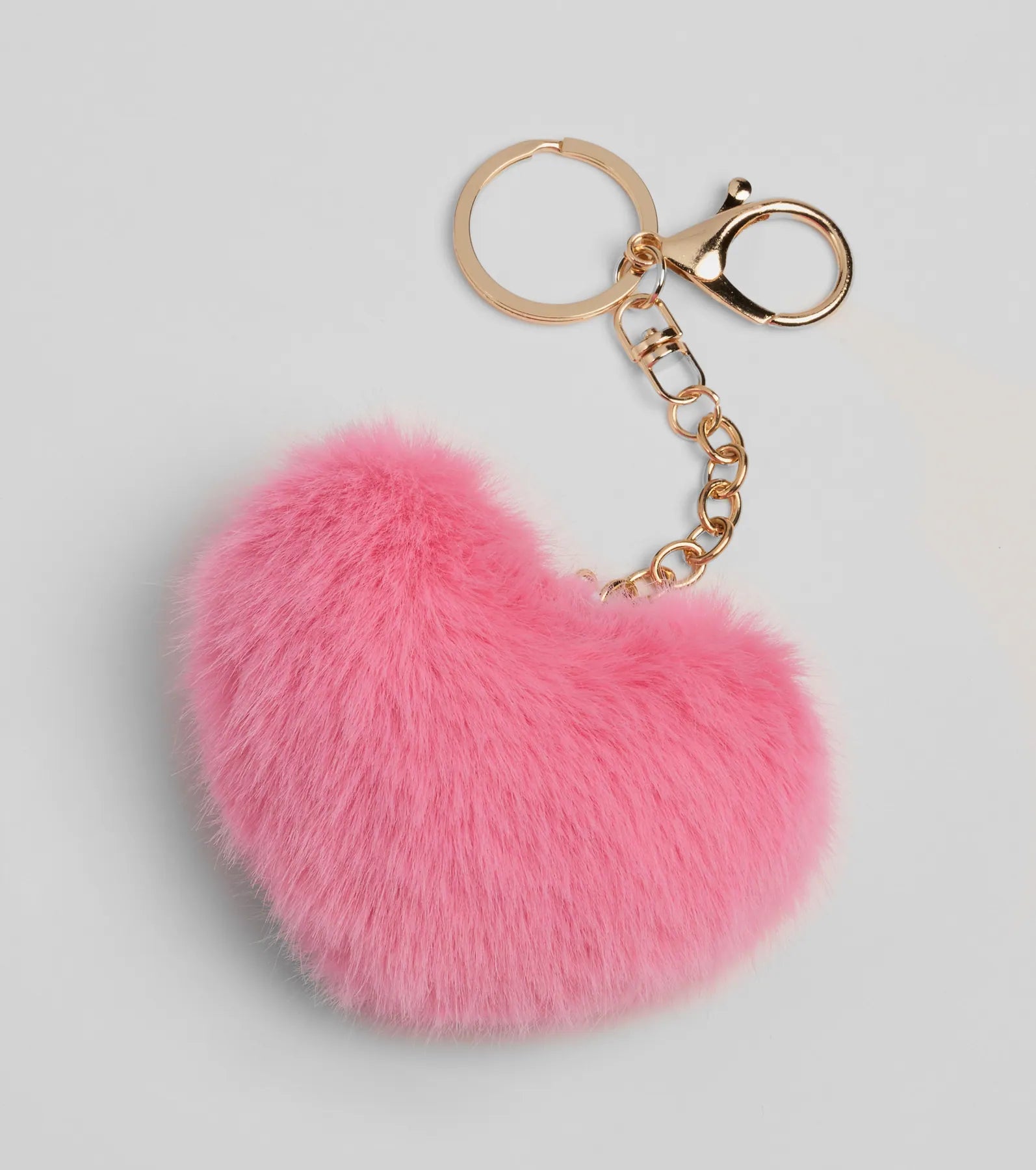 Premium Soft At Heart Faux Fur Plush Keychain - Ultimate Style Upgrade