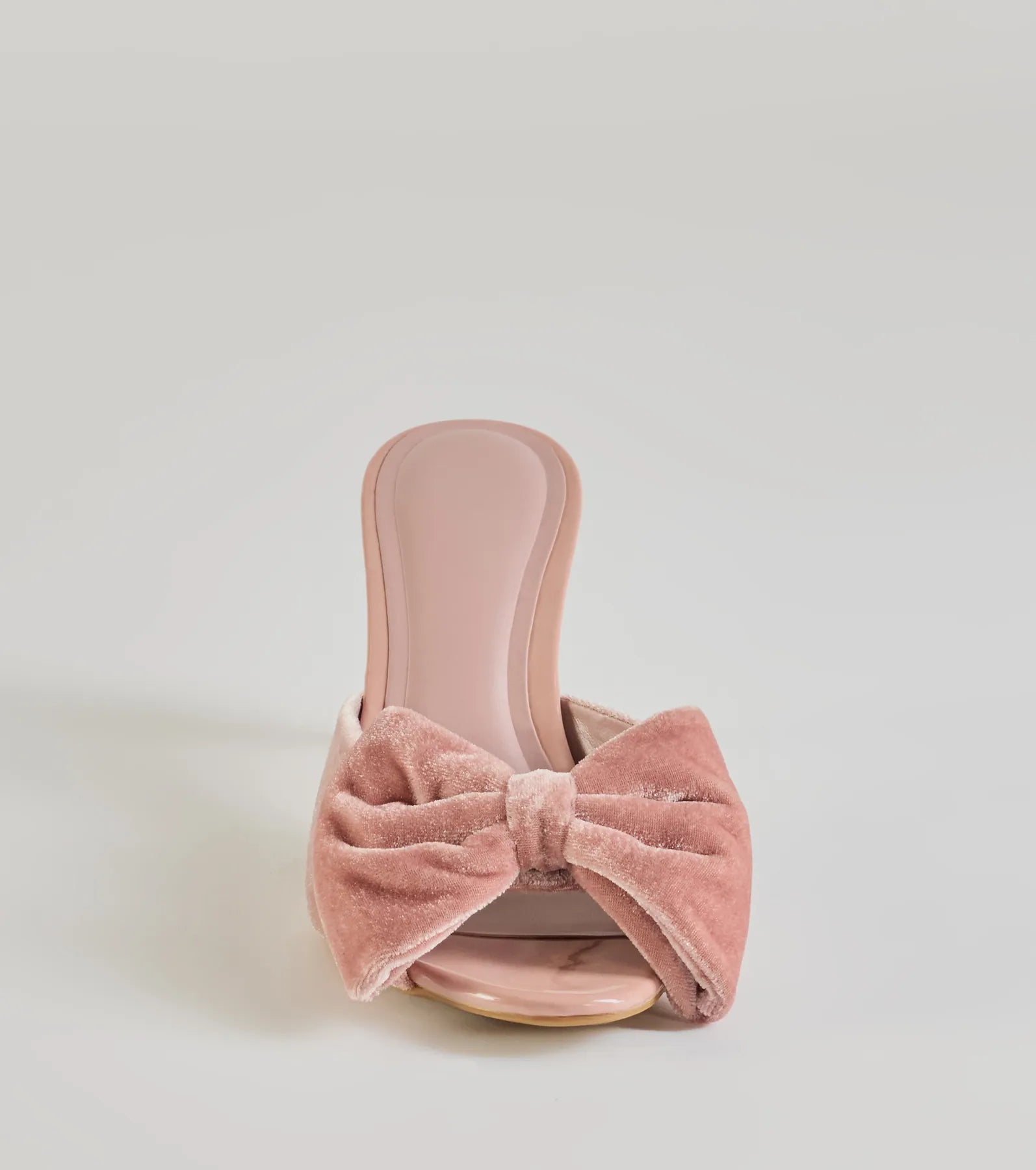 Premium Velvet Bow Stiletto Mules - Ultimate Romantic Style