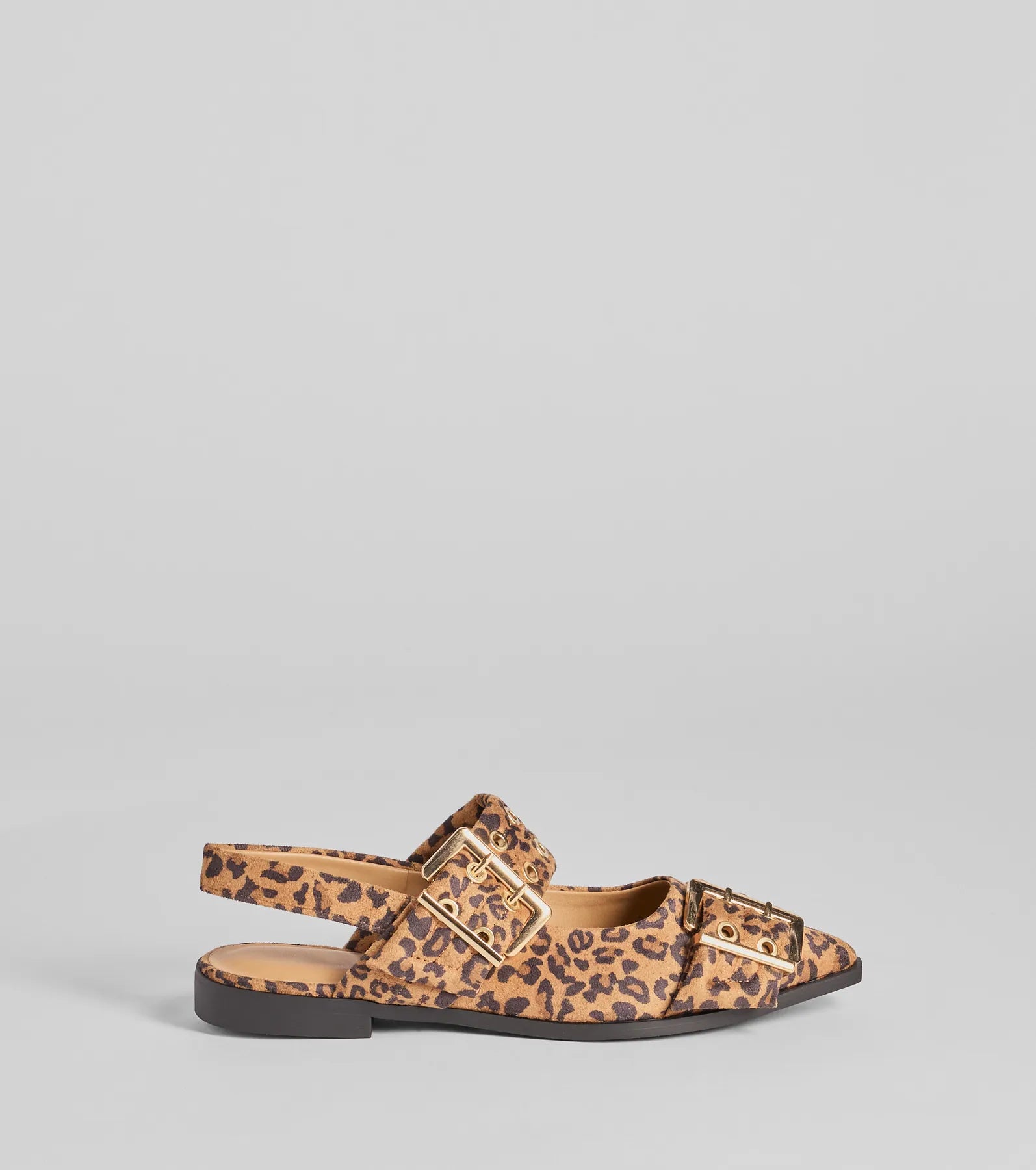 Premium Leopard Print Buckle Strap Flats - Upgrade Your Style