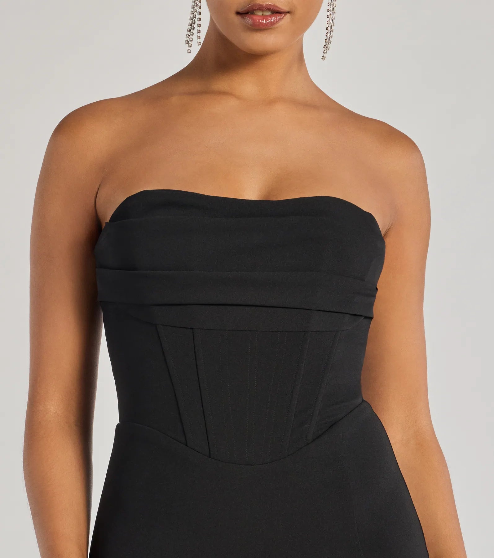 Premium Aliana Strapless Corset Mermaid Dress - Ultimate Elegance