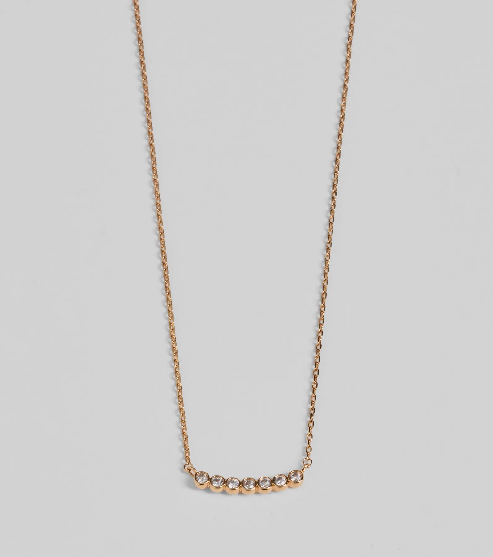 Ultimate Dainty Elegance Cubic Zirconia Necklace