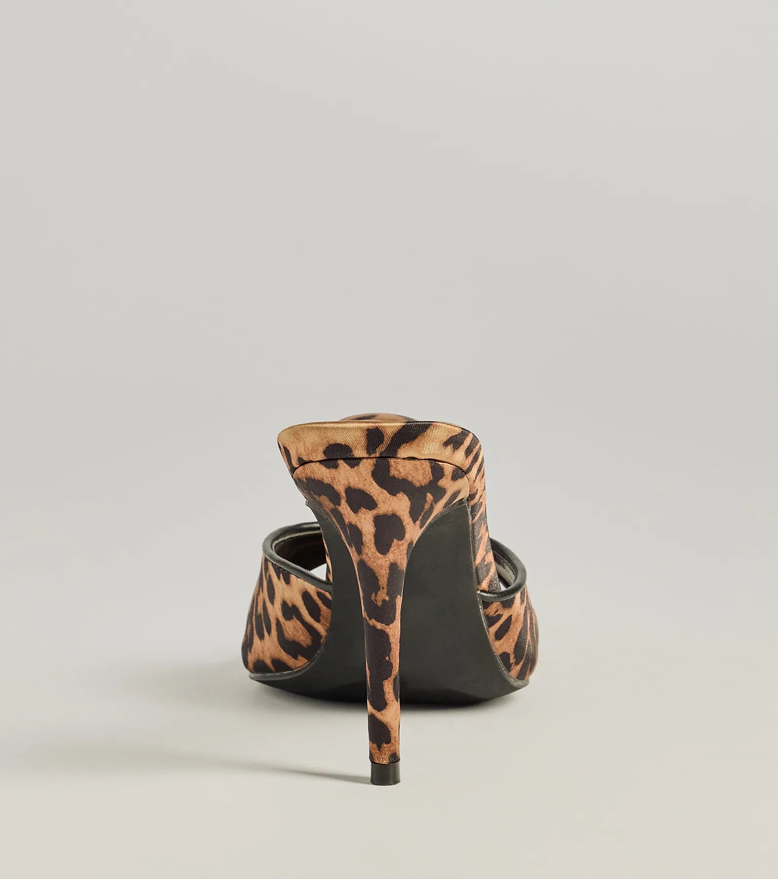 Ultimate Leopard Satin Stiletto Mules - Ever So Fierce