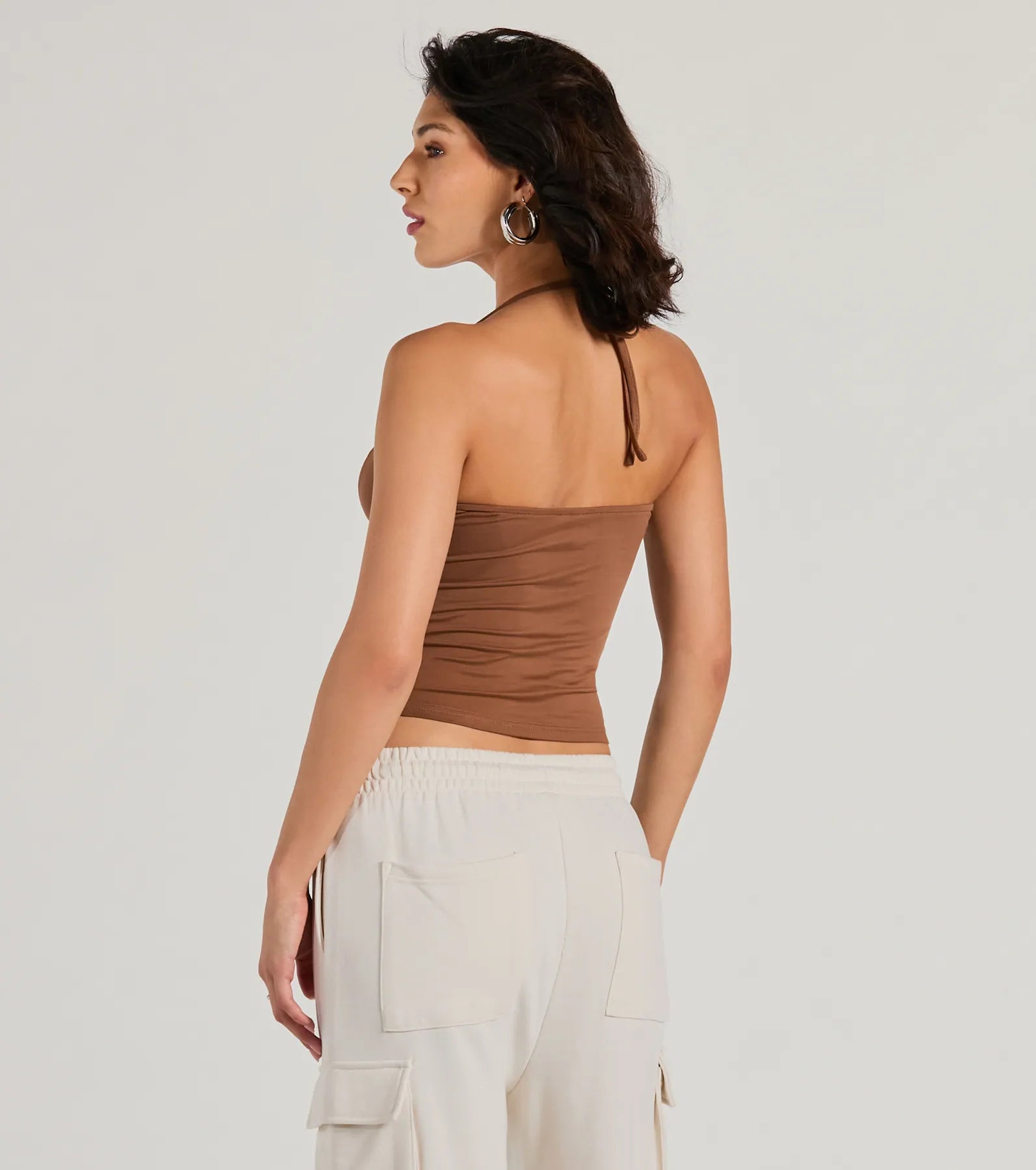 Premium Halter V-Neck Crop Top - Ultimate Summer Style