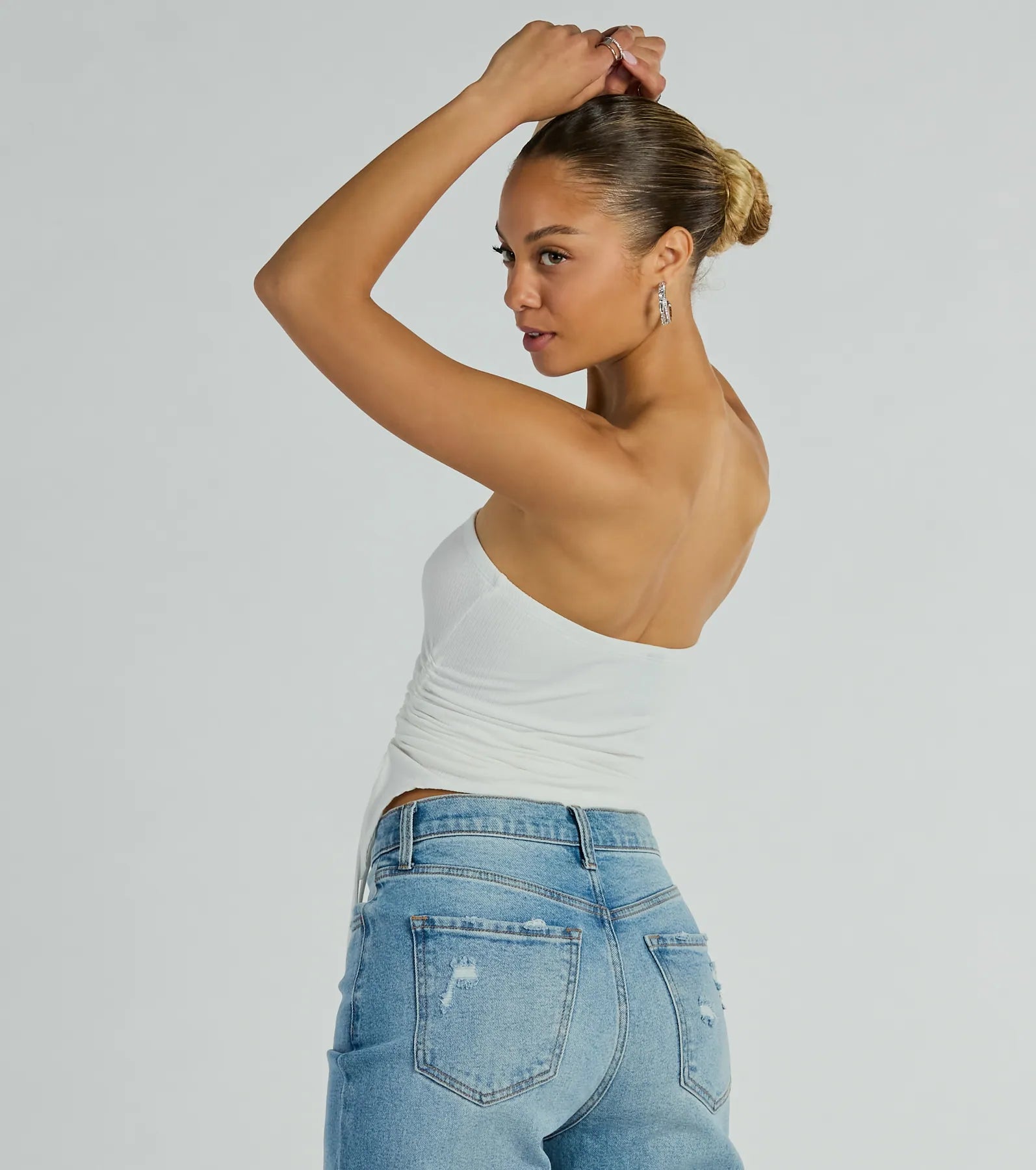 Ultimate Strapless Crop Top - Effortless Elegance