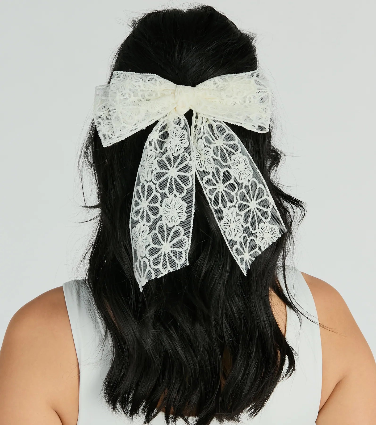 Premium Floral Tulle Hair Bow Clip - Ultimate Style Upgrade