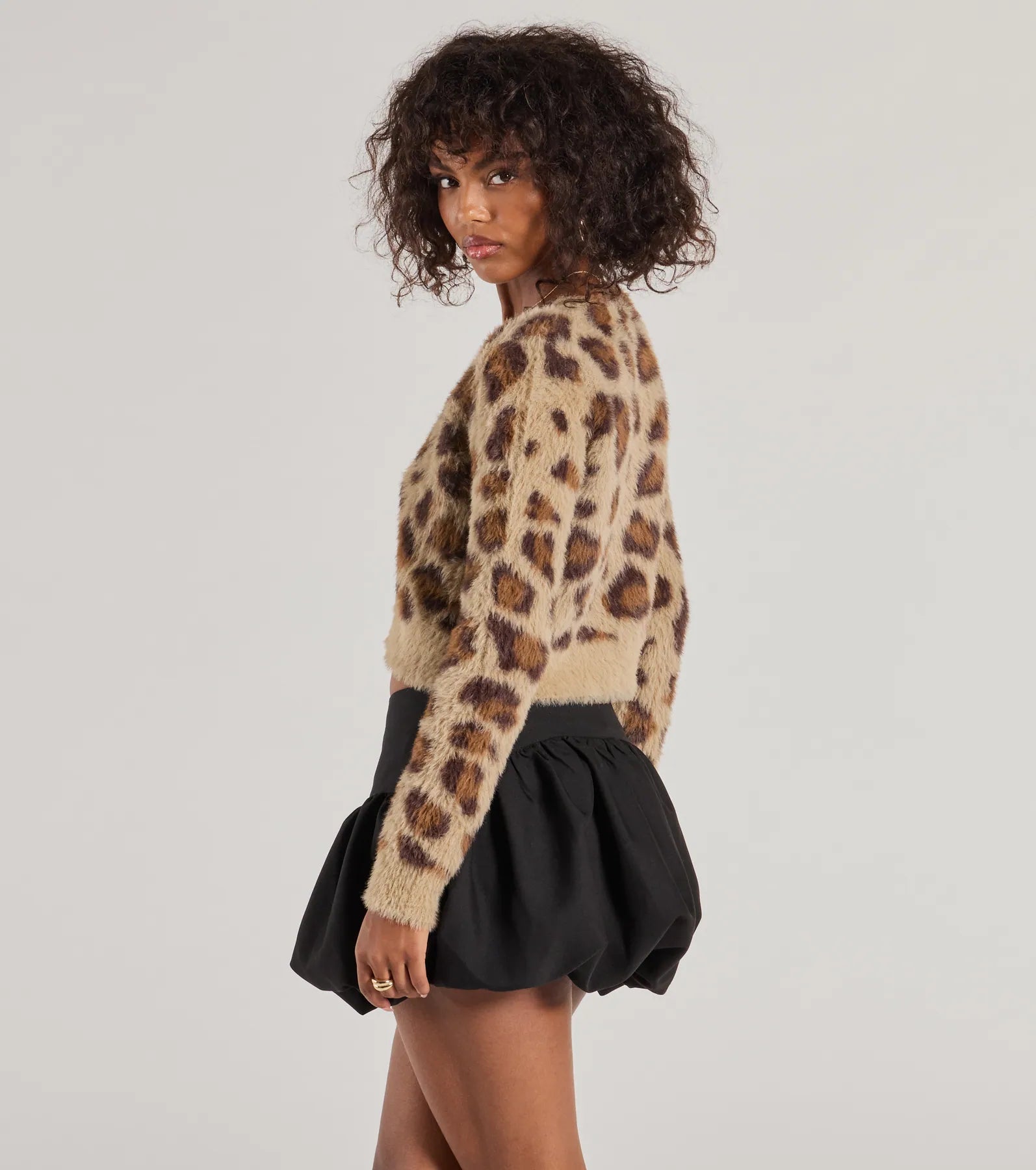 Ultimate Leopard Print Cropped Cardigan - Bold & Fierce