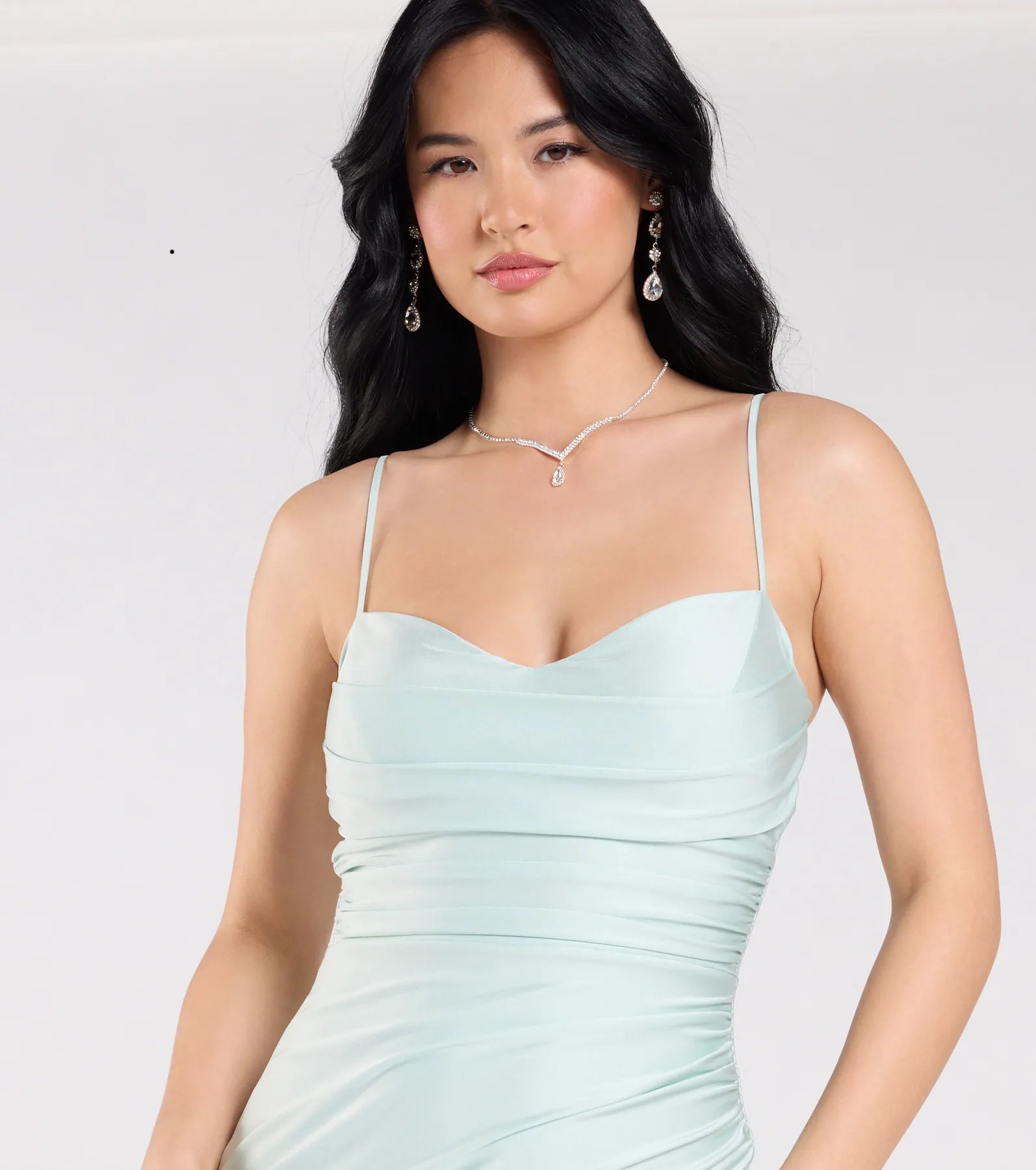 Ultimate Marcie Cowl Neck Mermaid Gown - Premium Formal Dress