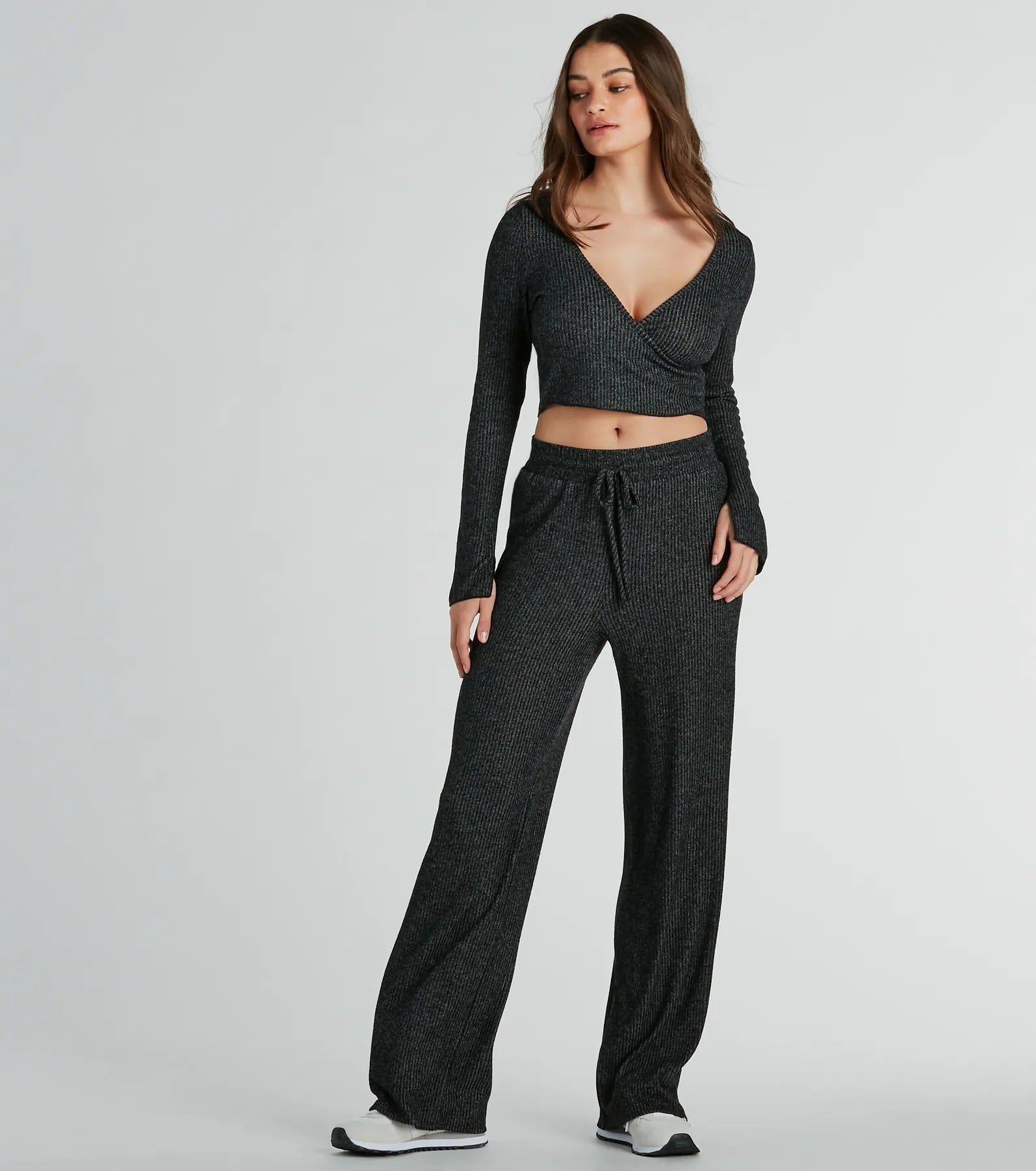 Ultimate Comfort Keep It Chill Ribbed Knit Pajama Top