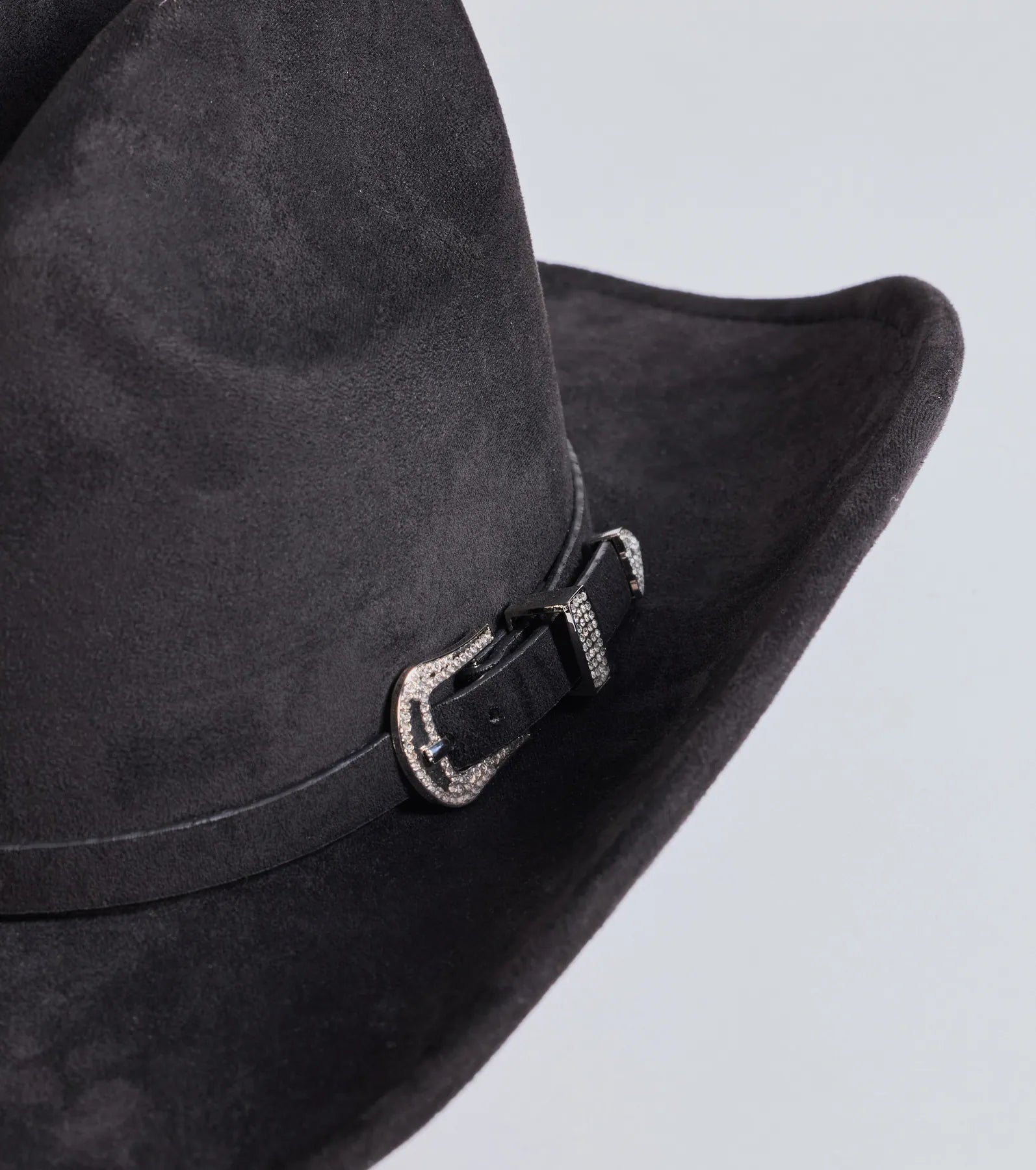 Ultimate Glam Western Rhinestone Buckle Cowboy Hat