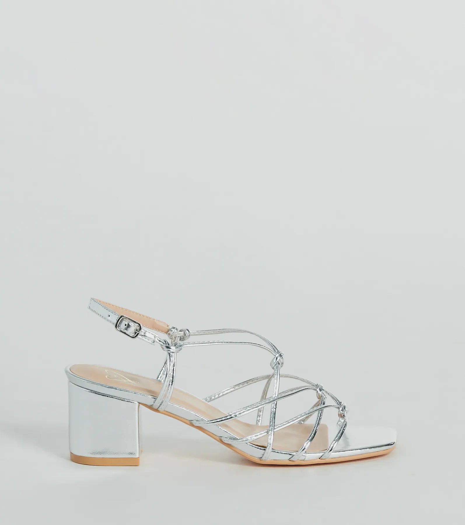 Ultimate Glam Strappy Metallic Heels - Night Out Essential