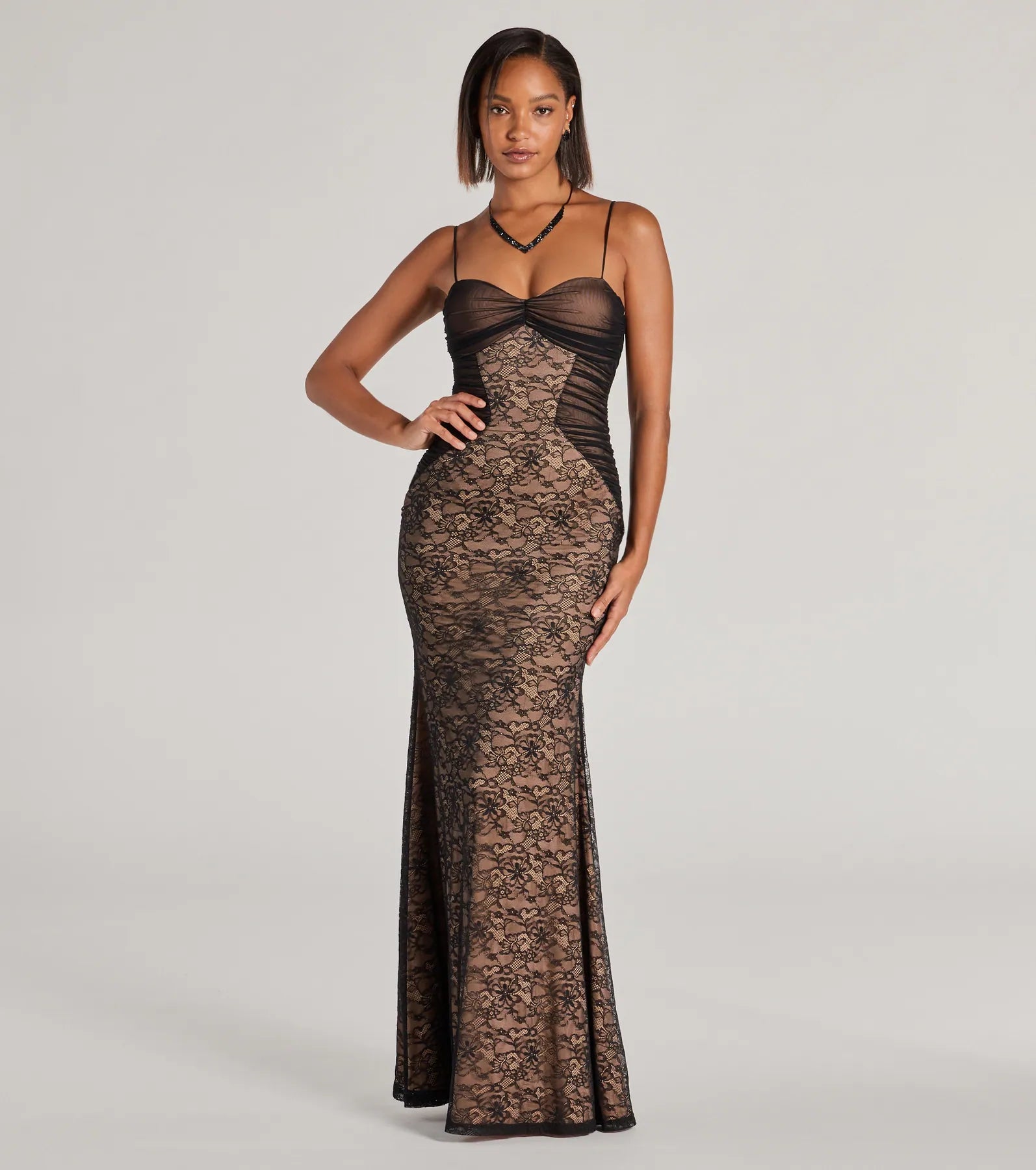 Ultimate Meg Sweetheart Mermaid Lace Formal Dress