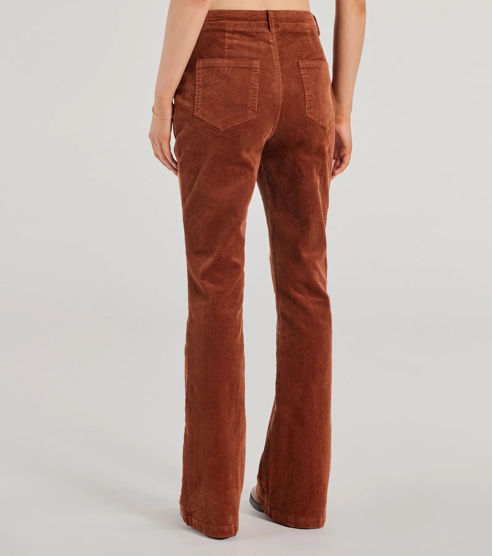 Ultimate Retro Chic Corduroy High-Rise Flare Pants